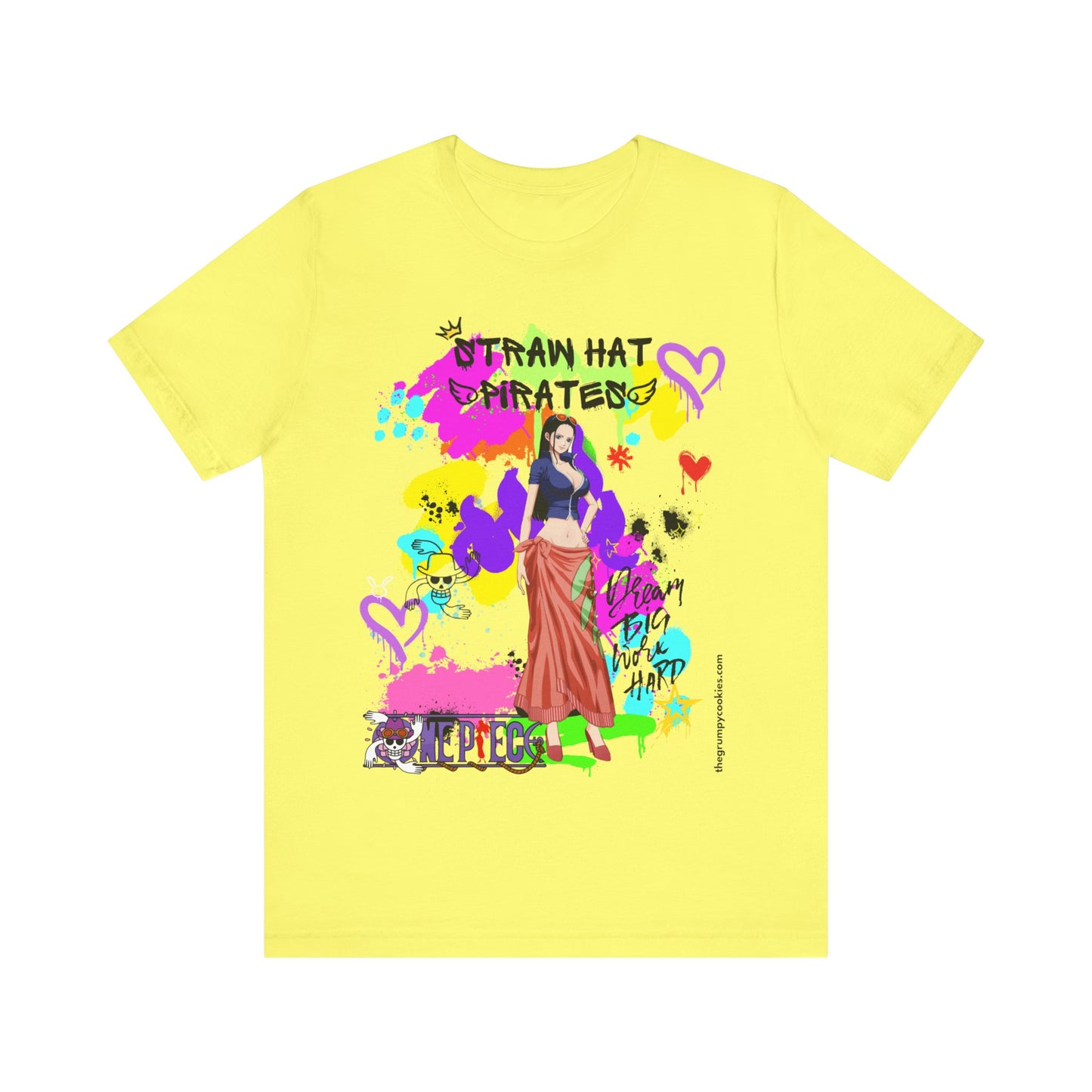 One Piece - Graffiti Robin Unisex Jersey Short Sleeve Tee