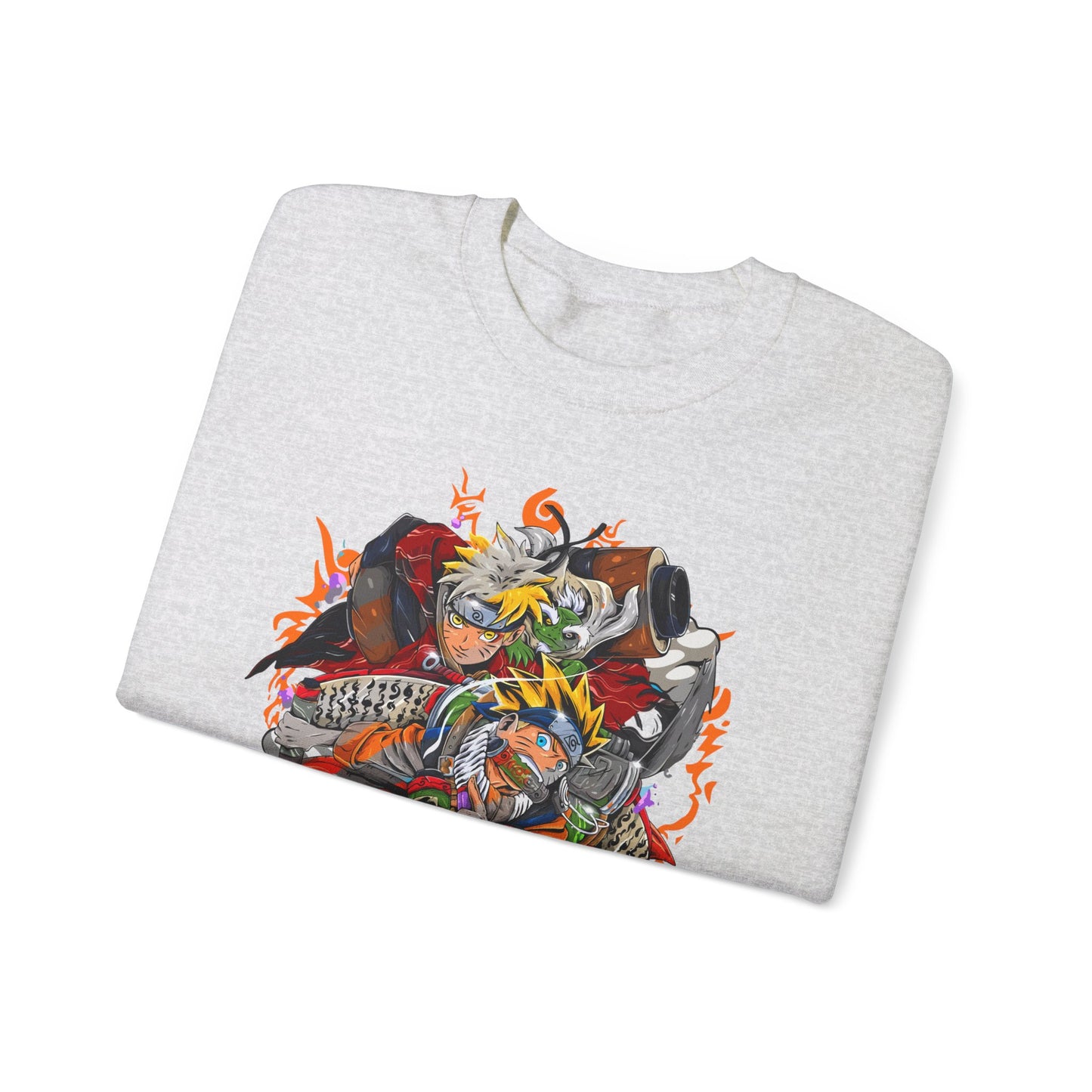Naruto - The many faces of Naruto Unisex Heavy Blend™ Crewneck Sweatshirt