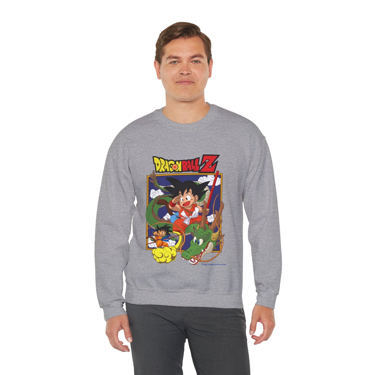 Dragon Ball - Old School DBZ Unisex Heavy Blend™ Crewneck Sweatshirt