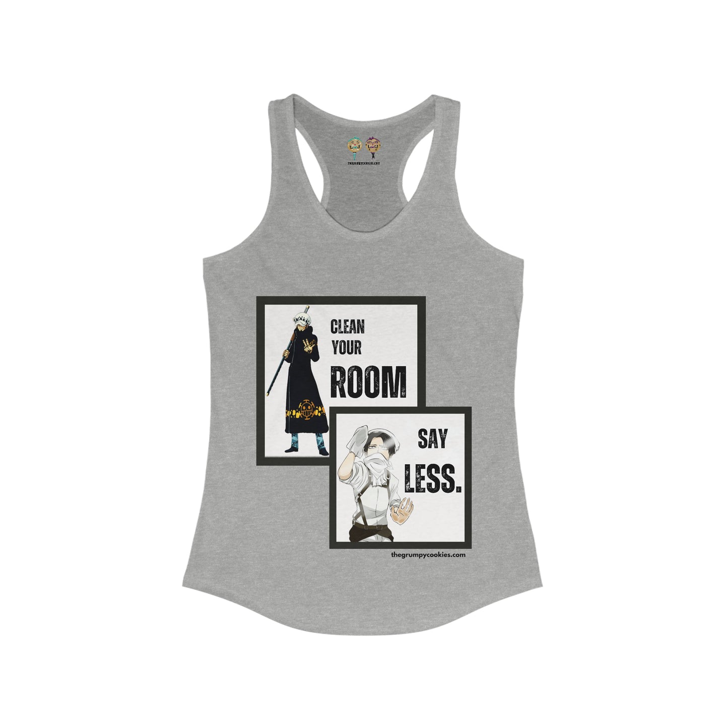 One Piece - Say Less Levi x Law Crossover Women's Ideal Racerback Tank