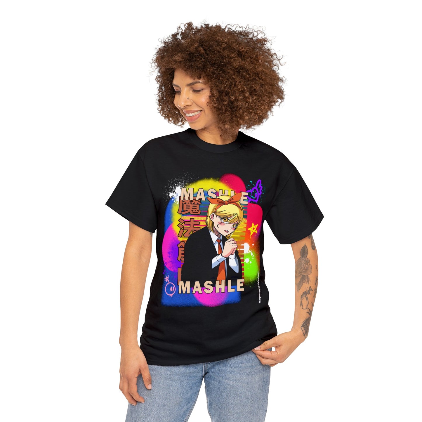 Mashle - Lemon Irvine Graffiti Unisex Heavy Cotton Tee