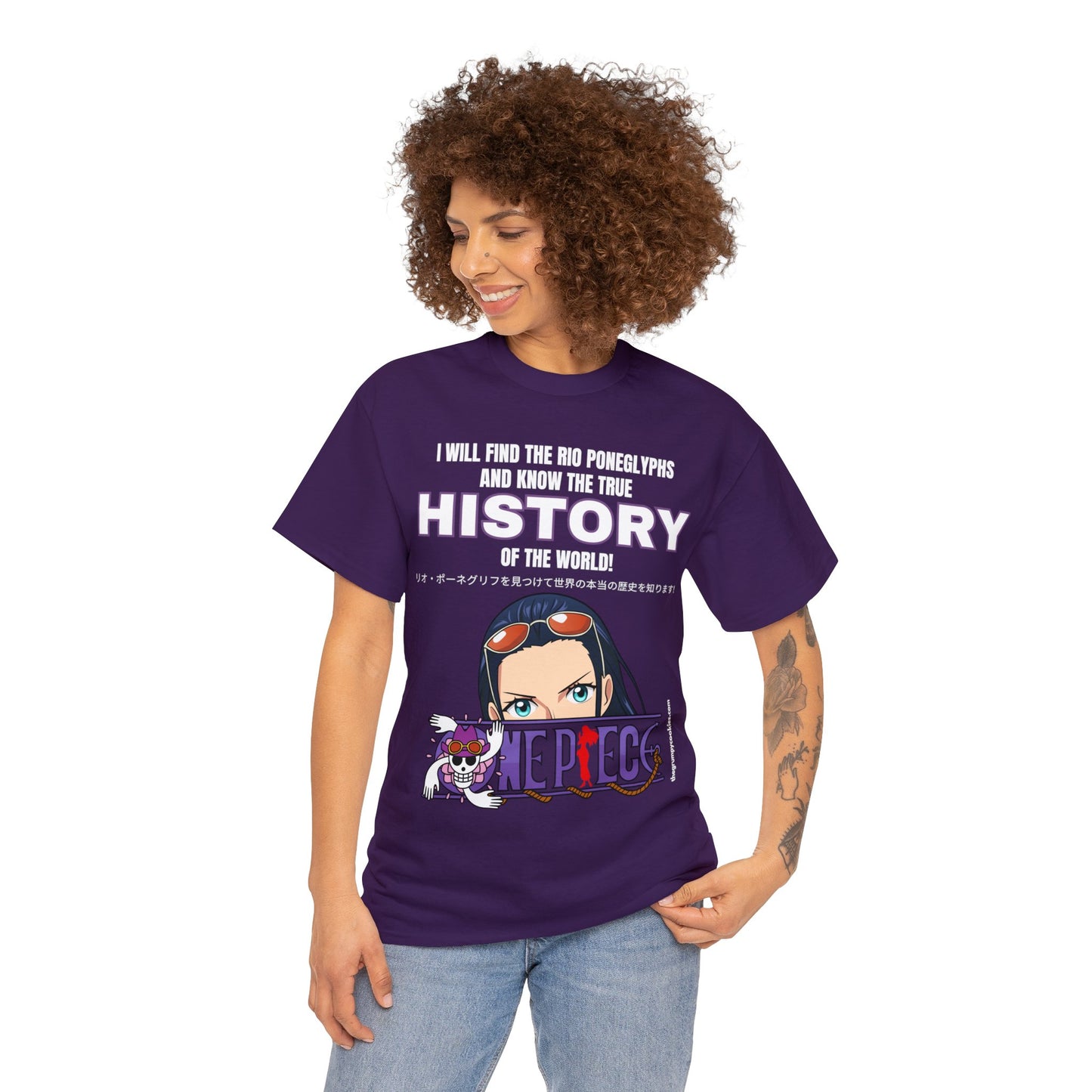 One Piece - World's Greatest Archeologist Unisex Heavy Cotton Tee