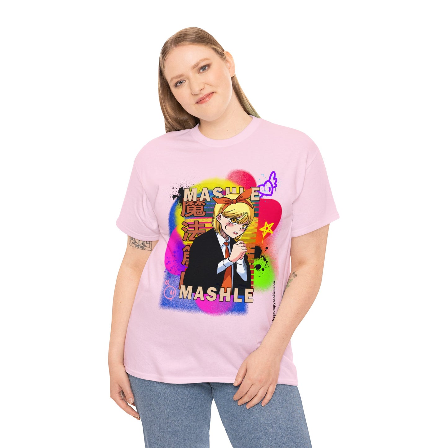 Mashle - Lemon Irvine Graffiti Unisex Heavy Cotton Tee