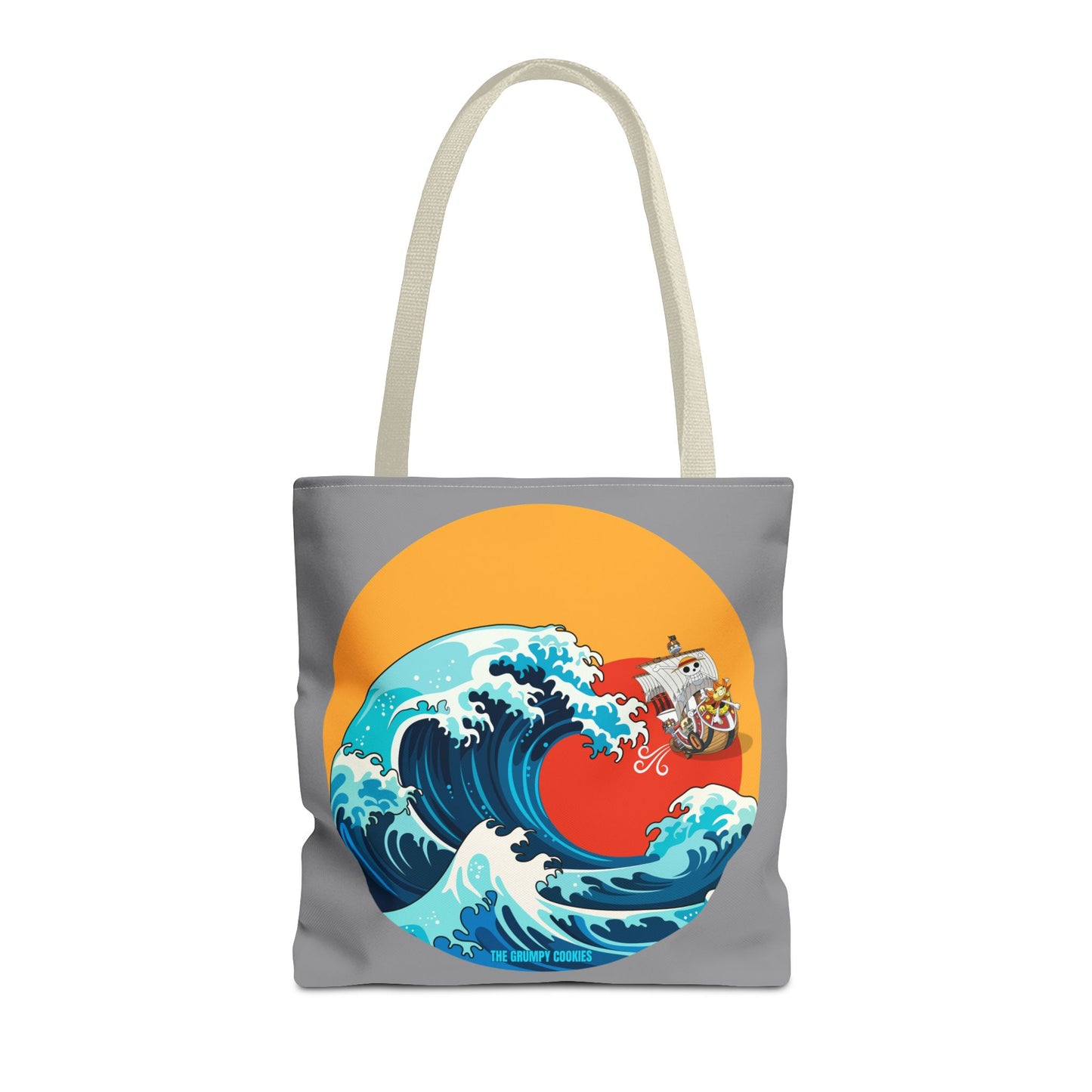 One Piece - Riding the Wave Grey Tote Bag