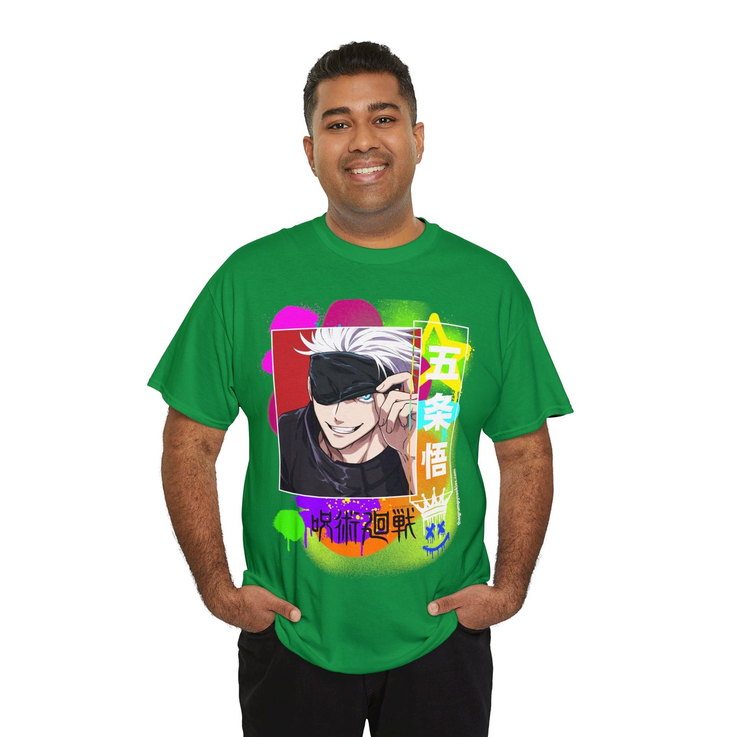 Jujutsu Kaisen - Peekaboo Gojo Unisex Heavy Cotton Tee