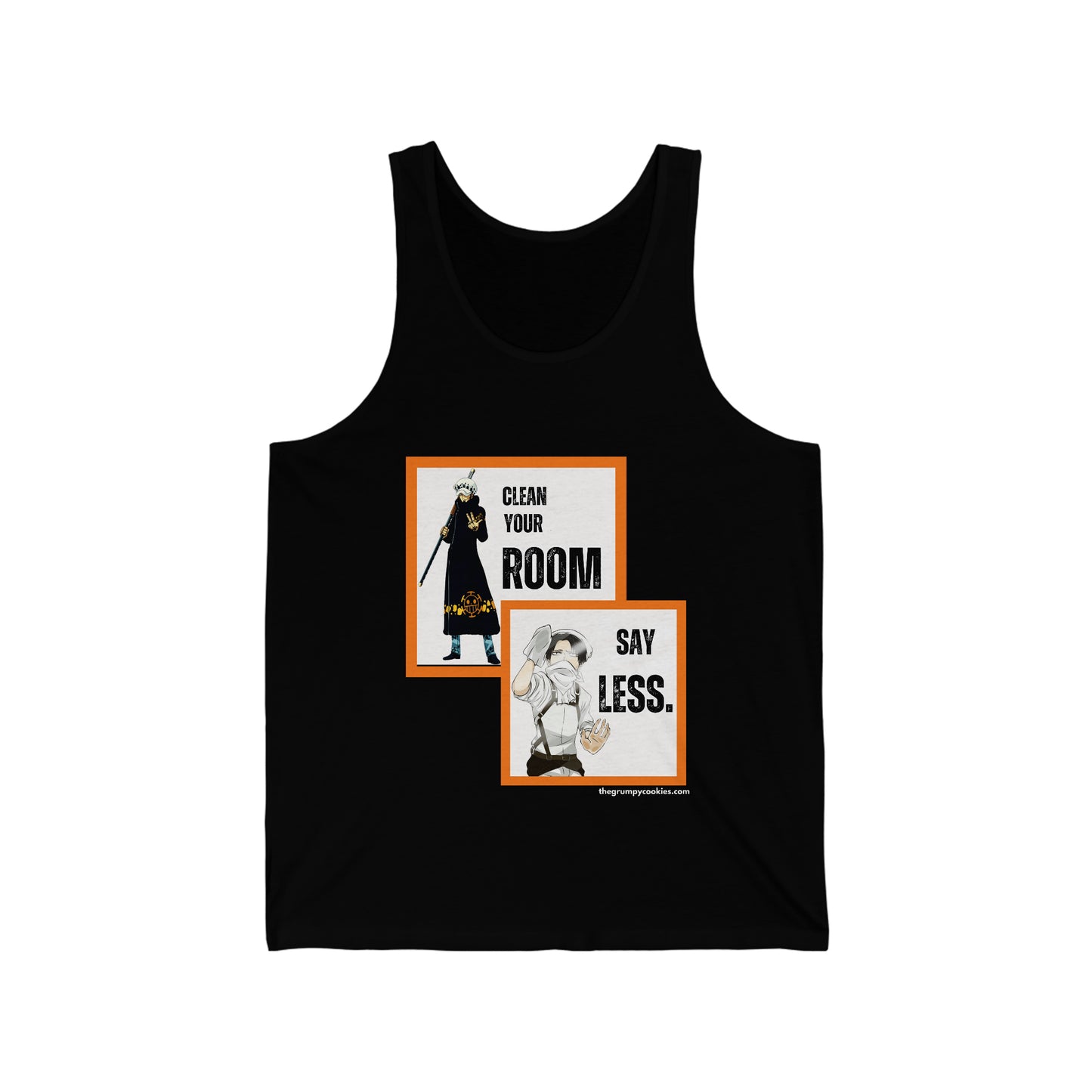 One Piece - Say Less Levi x Law Crossover Men's Jersey Tank