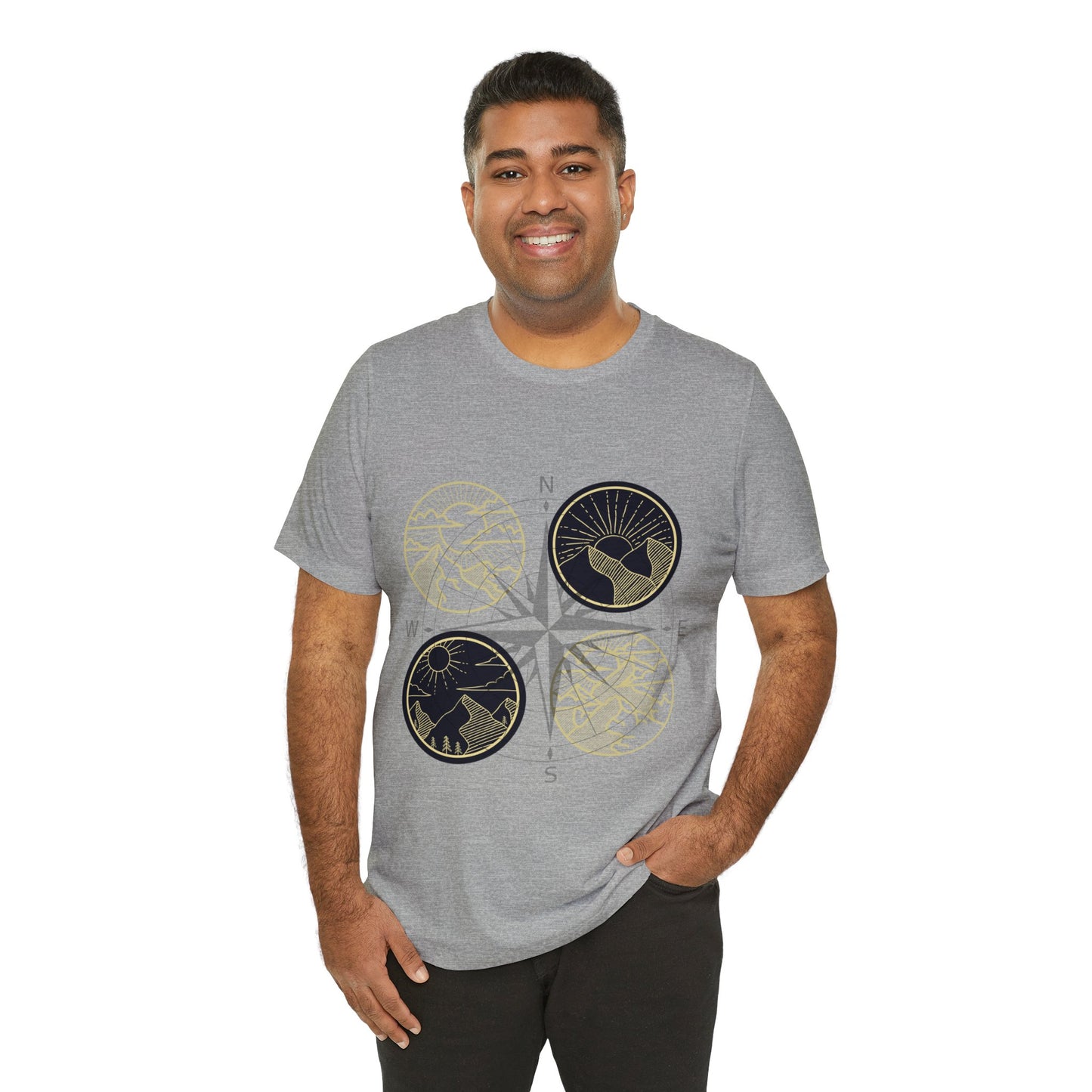 The Grumpy Cookies - Compass Short Sleeve Tee
