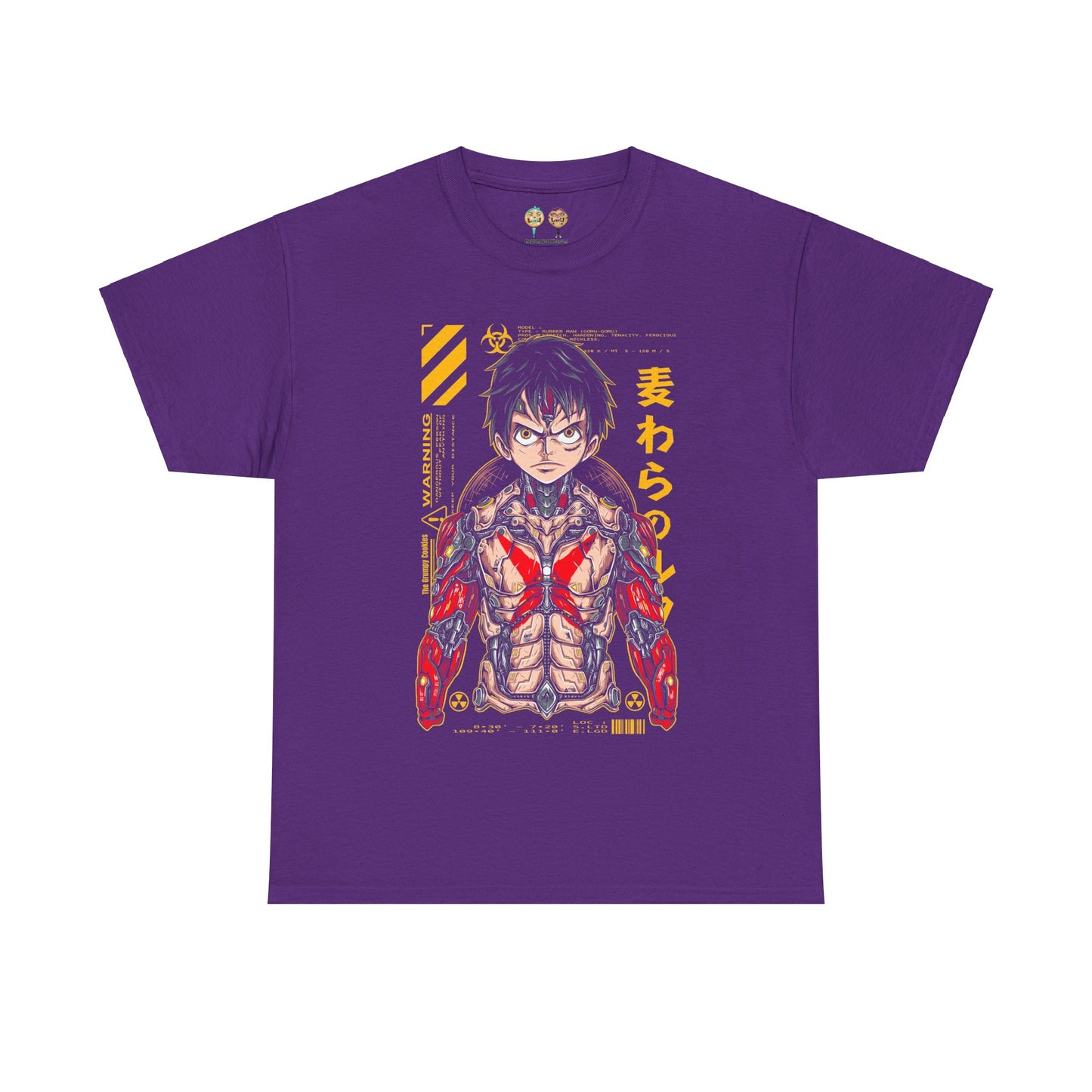 One Piece - Mecha Luffy Print Unisex Heavy Cotton Tee