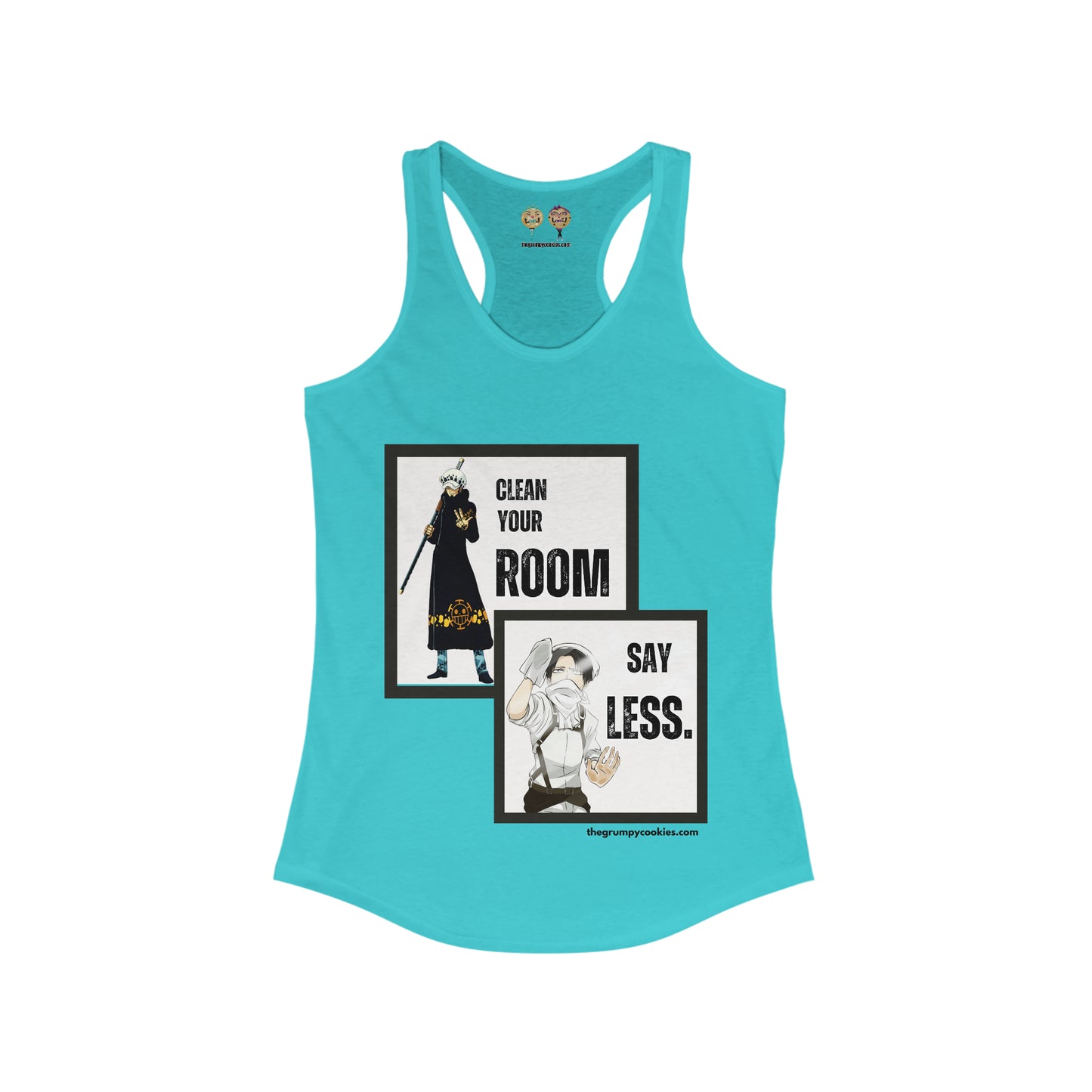 One Piece - Say Less Levi x Law Crossover Women's Ideal Racerback Tank