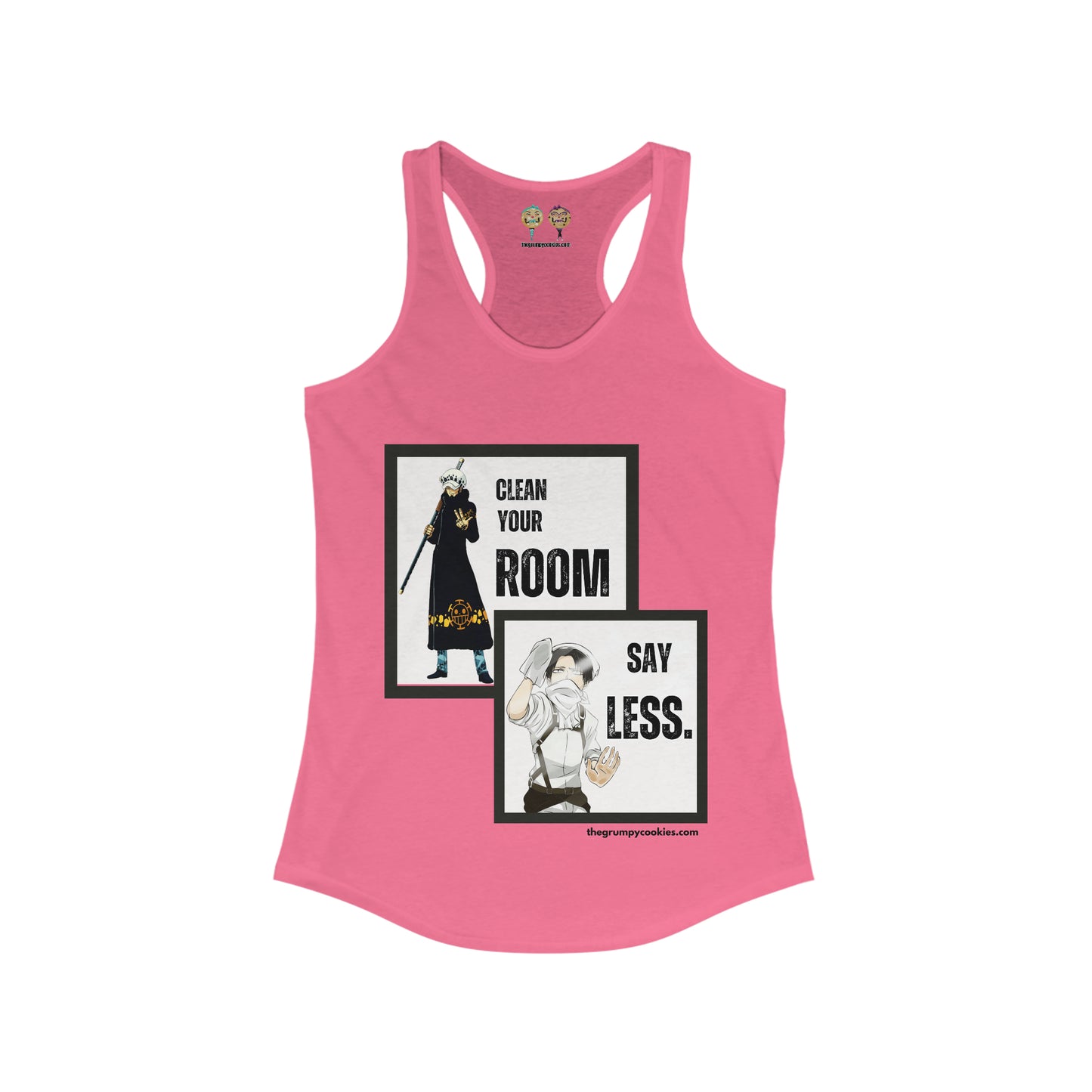 One Piece - Say Less Levi x Law Crossover Women's Ideal Racerback Tank