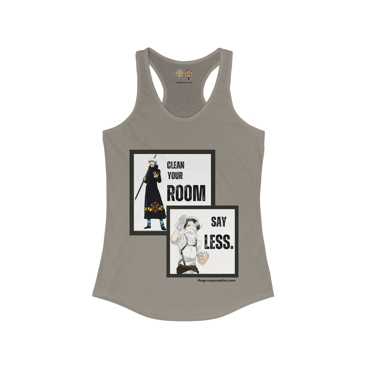 One Piece - Say Less Levi x Law Crossover Women's Ideal Racerback Tank