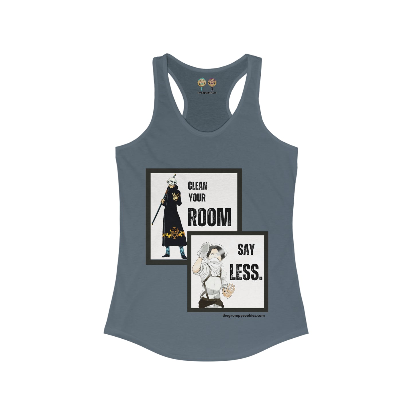 One Piece - Say Less Levi x Law Crossover Women's Ideal Racerback Tank