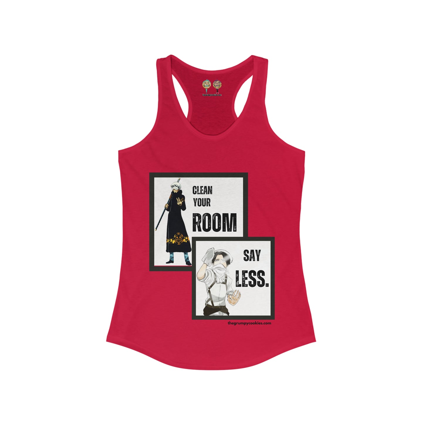 One Piece - Say Less Levi x Law Crossover Women's Ideal Racerback Tank