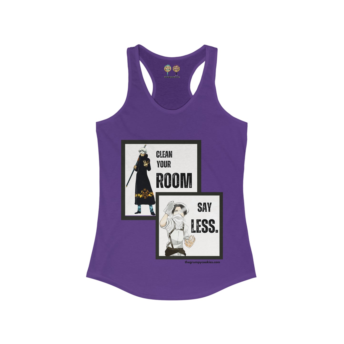 One Piece - Say Less Levi x Law Crossover Women's Ideal Racerback Tank
