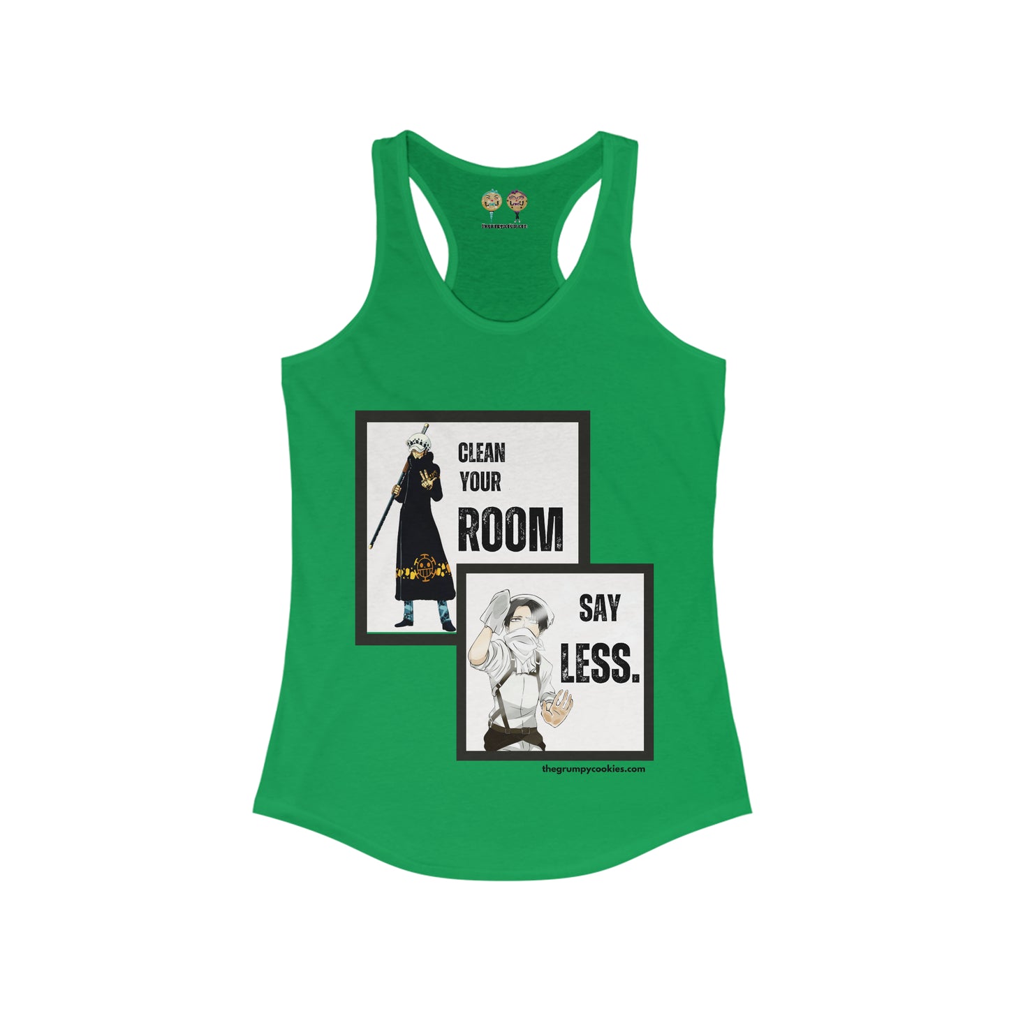 One Piece - Say Less Levi x Law Crossover Women's Ideal Racerback Tank