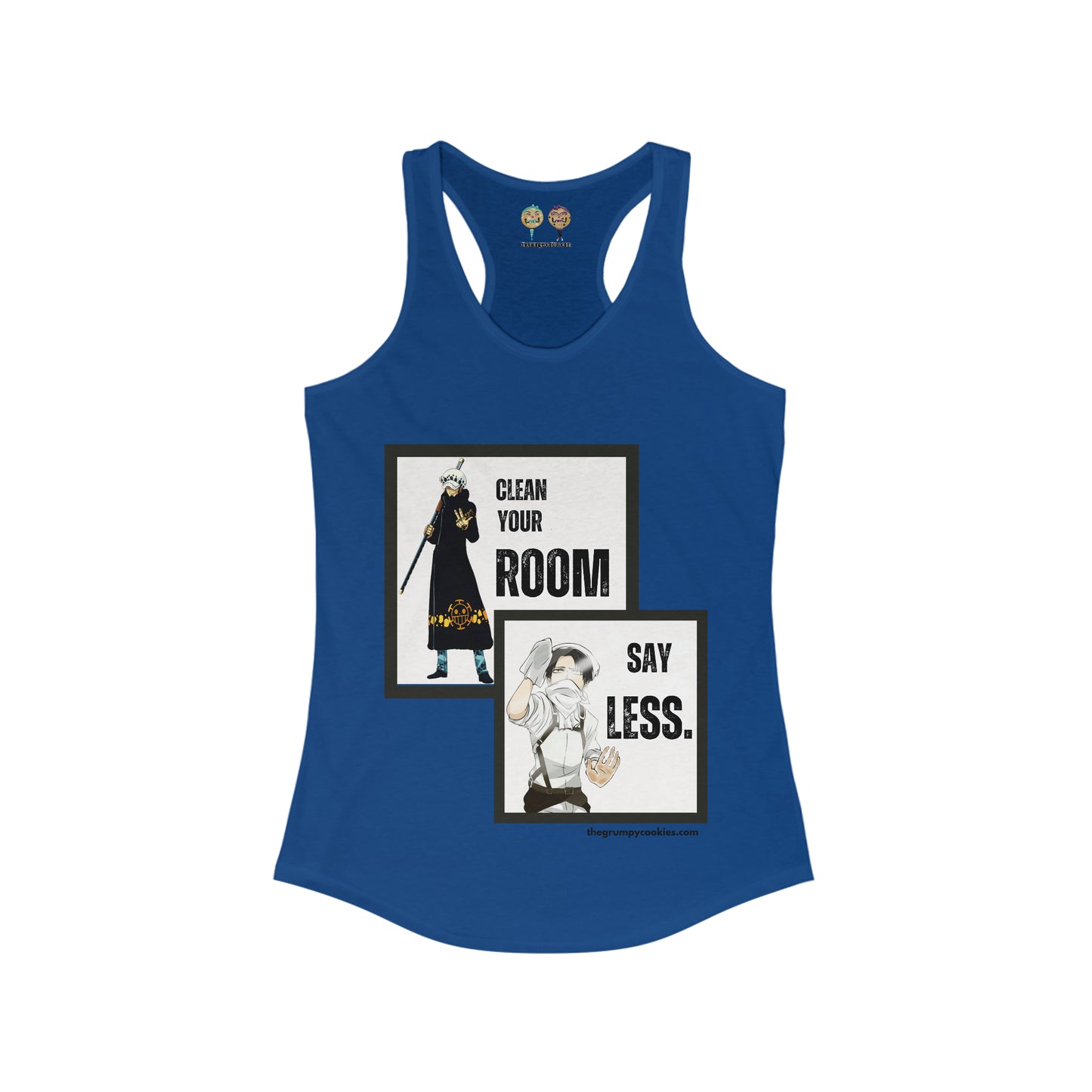One Piece - Say Less Levi x Law Crossover Women's Ideal Racerback Tank