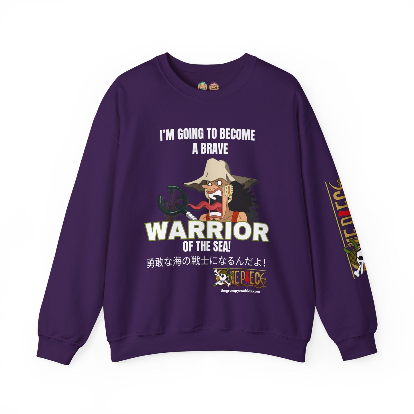 One Piece - Brave-ish Warrior of the Sea Unisex Heavy Blend™ Crewneck Sweatshirt
