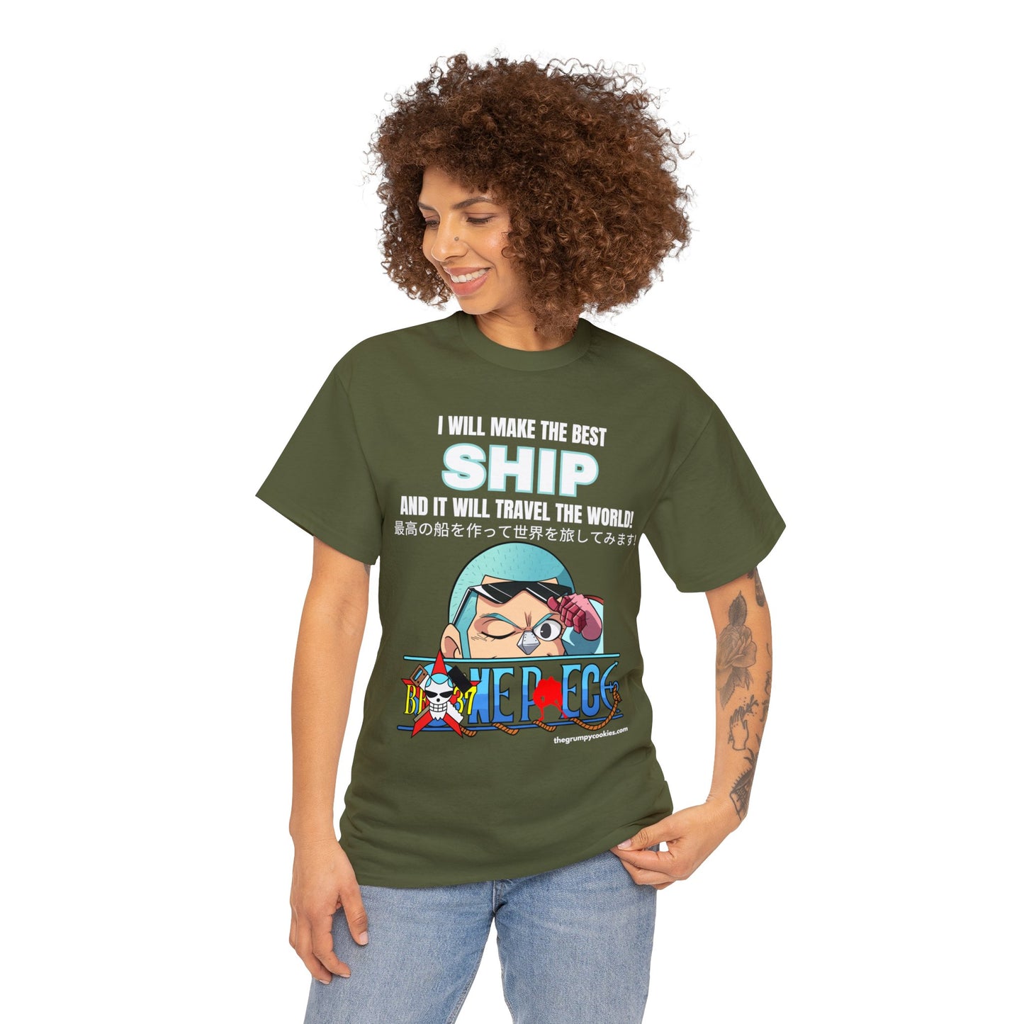 One Piece - World's Greatest Shipwright Unisex Heavy Cotton Tee