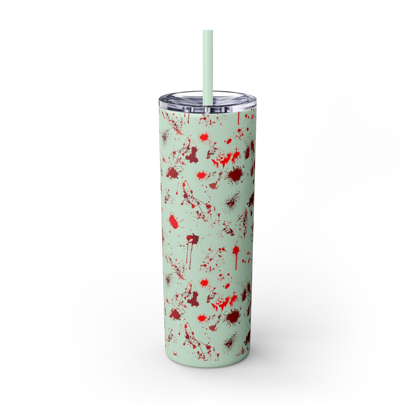 One Piece - Zoro Nothing Happened Skinny Tumbler with Straw, 20oz