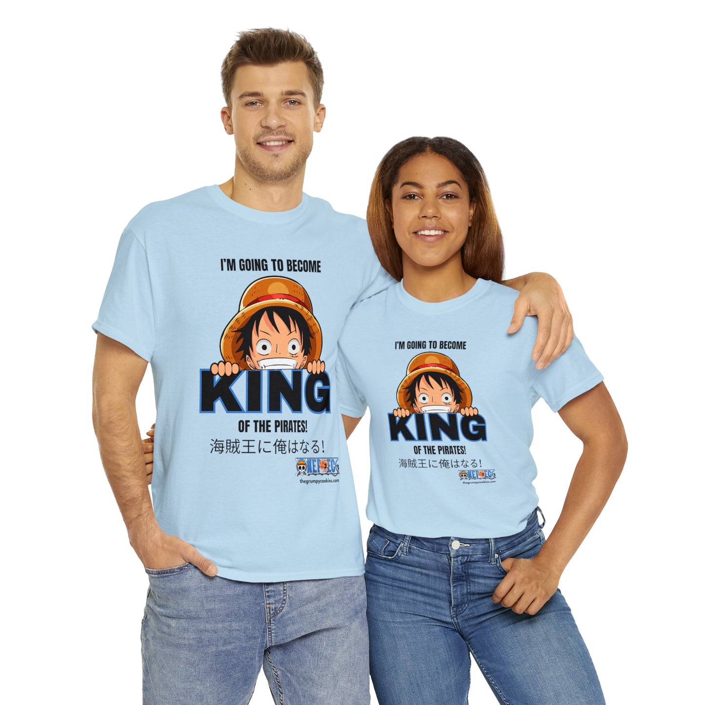One Piece - King of the Pirates Unisex Heavy Cotton Tee