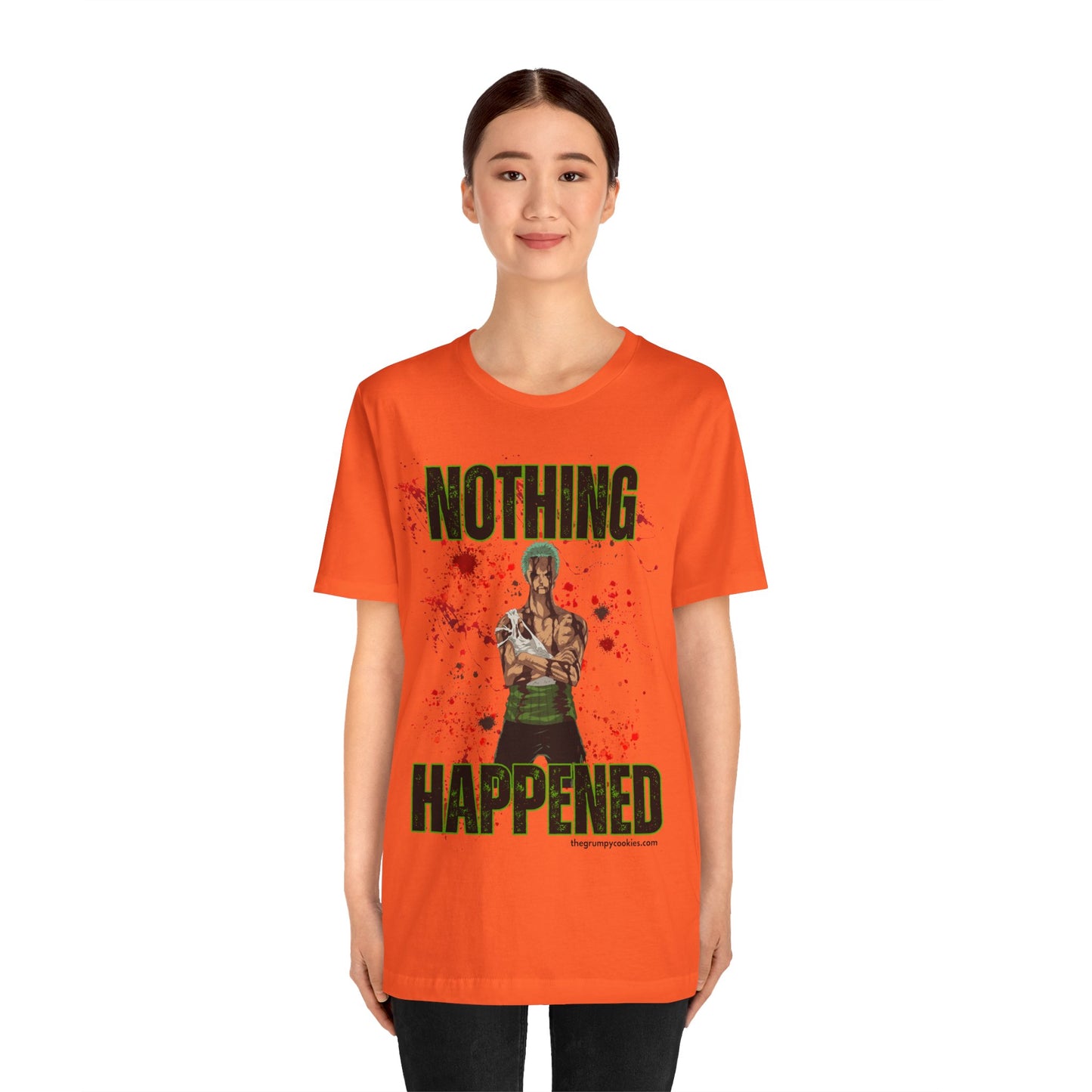 One Piece - Nothing Happened Unisex Jersey Short Sleeve Tee
