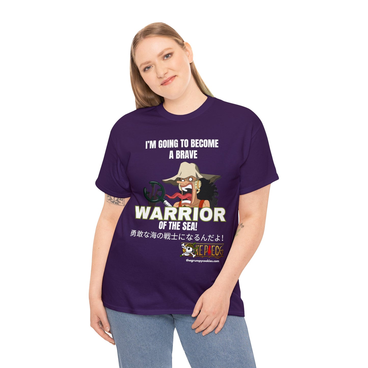 One Piece - Brave-ish Warrior of the Sea Unisex Heavy Cotton Tee