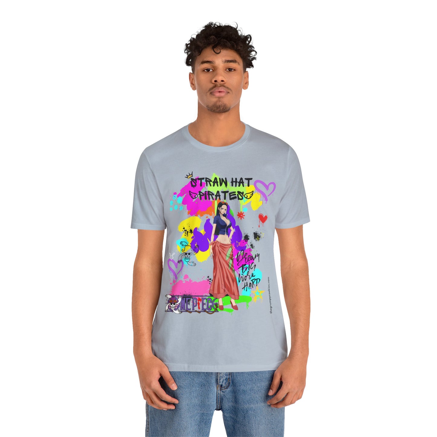 One Piece - Graffiti Robin Unisex Jersey Short Sleeve Tee