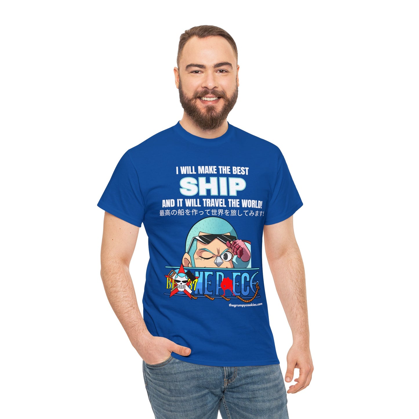 One Piece - World's Greatest Shipwright Unisex Heavy Cotton Tee