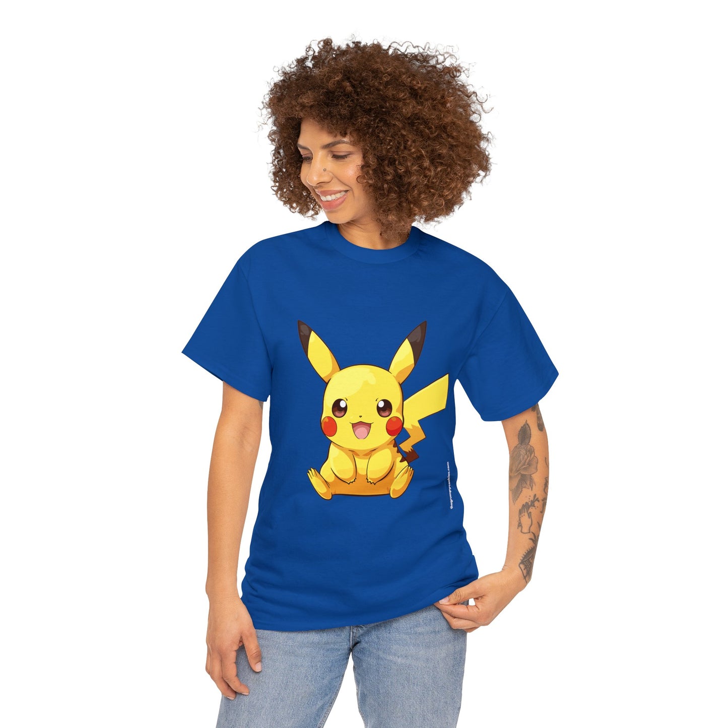 Pokemon - Pika P Unisex Heavy Cotton Tee