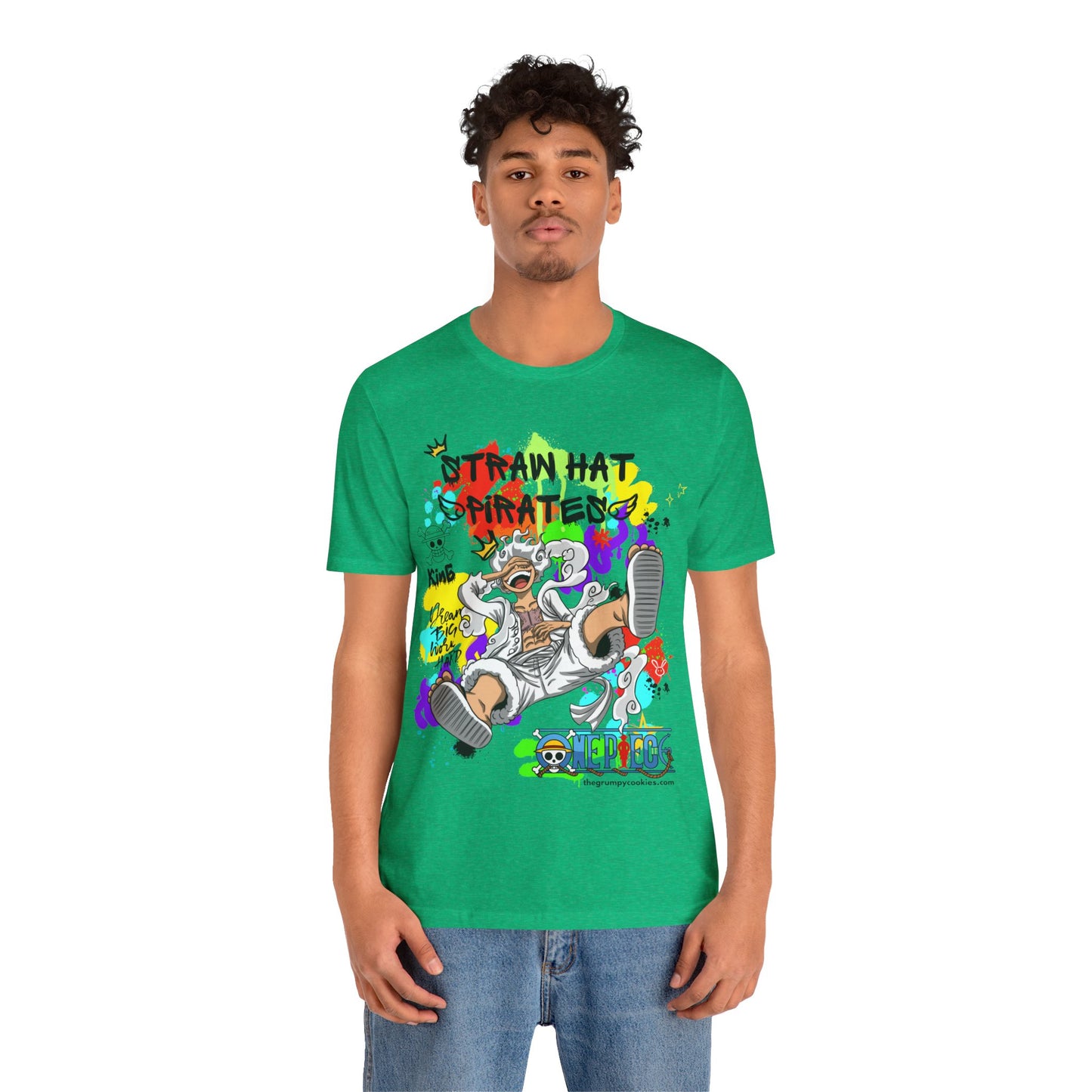One Piece - Graffiti Luffy Unisex Jersey Short Sleeve Tee