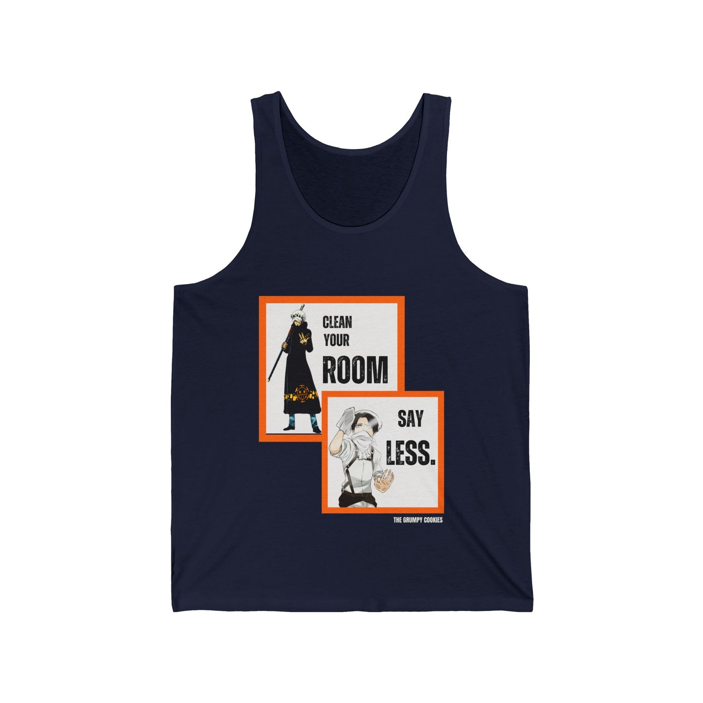 One Piece - Say Less Levi x Law Crossover Men's Jersey Tank