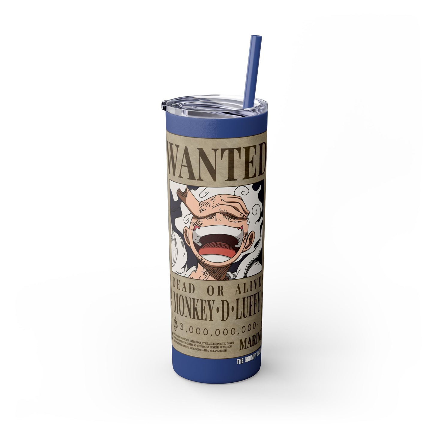 One Piece - Luffy Fifth Gear Skinny Tumbler with Straw, 20oz