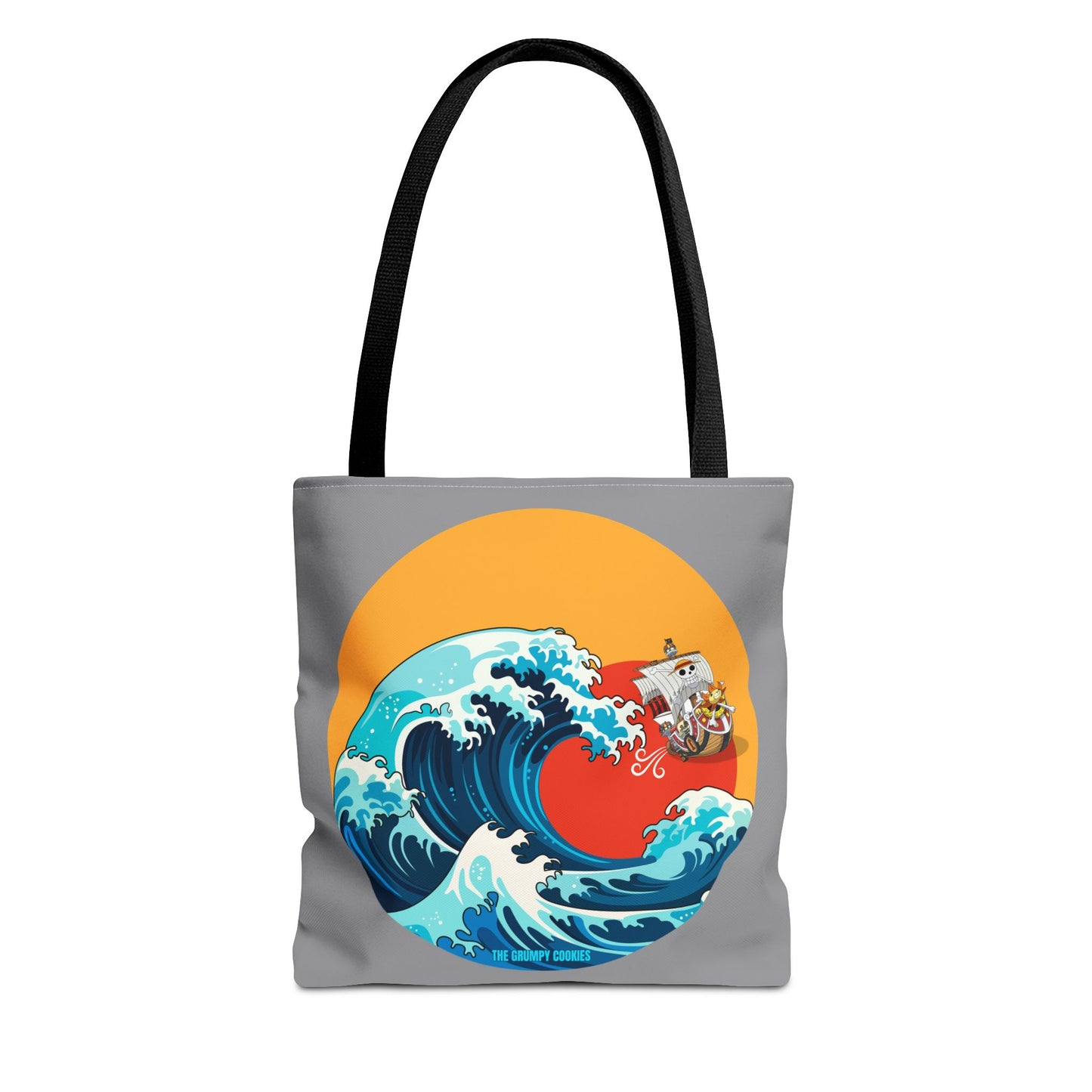 One Piece - Riding the Wave Grey Tote Bag