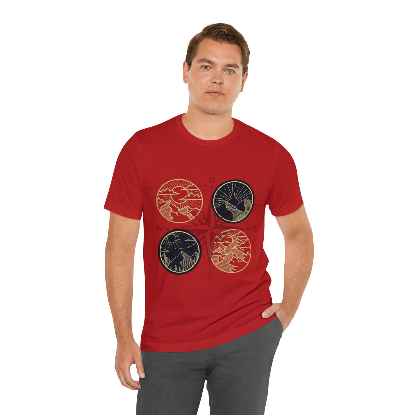 The Grumpy Cookies - Compass Short Sleeve Tee