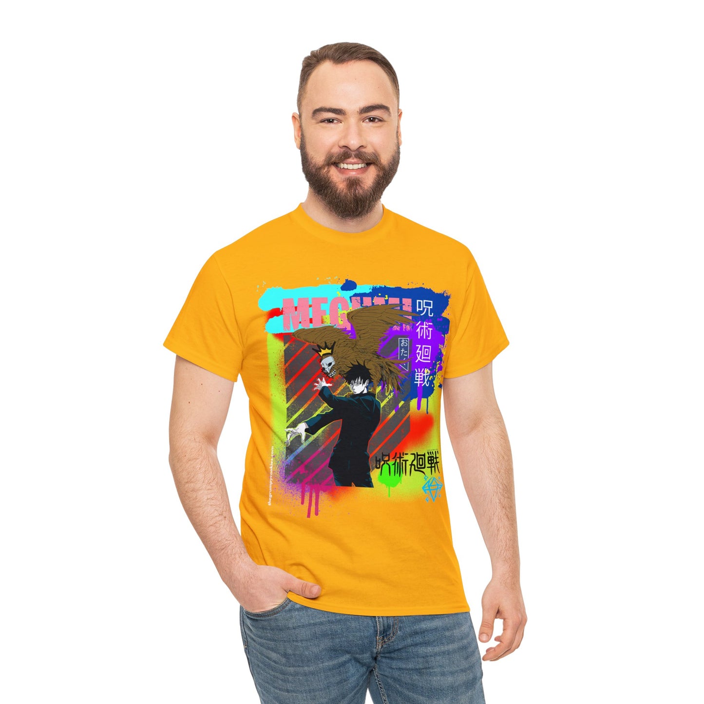 Jujutsu Kaisen - Megumi & Nue Unisex Heavy Cotton Tee