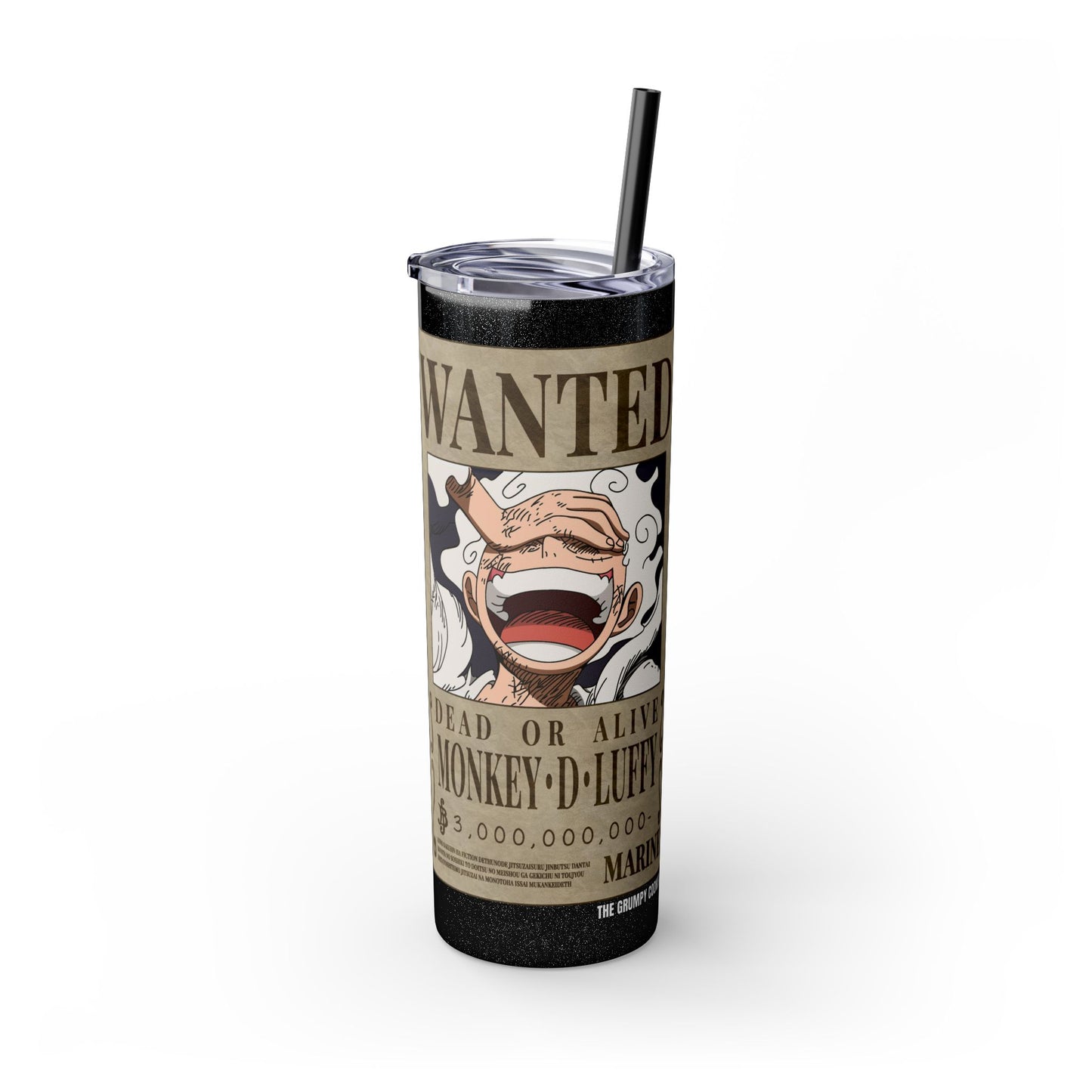 One Piece - Luffy Fifth Gear Skinny Tumbler with Straw, 20oz