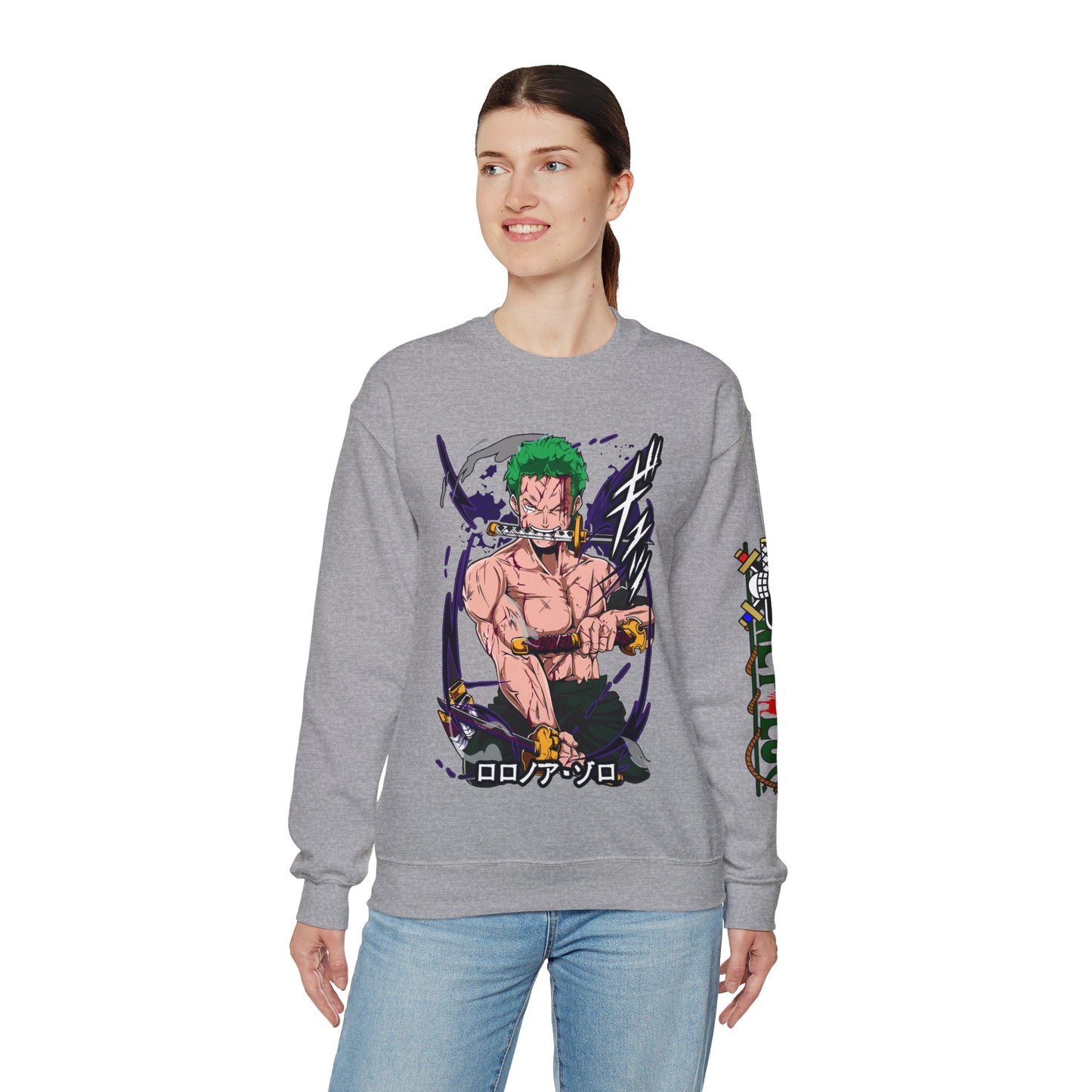 One Piece - Zoro Unisex Heavy Blend™ Crewneck Sweatshirt
