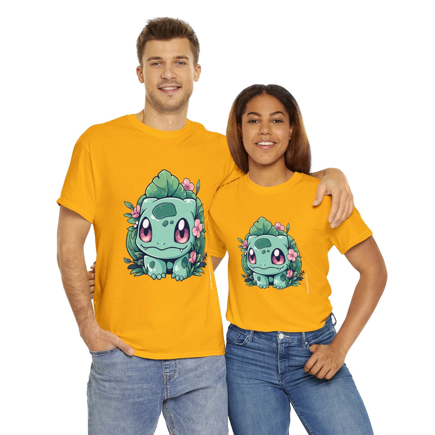 Pokemon - Flowering Bulba Unisex Heavy Cotton Tee