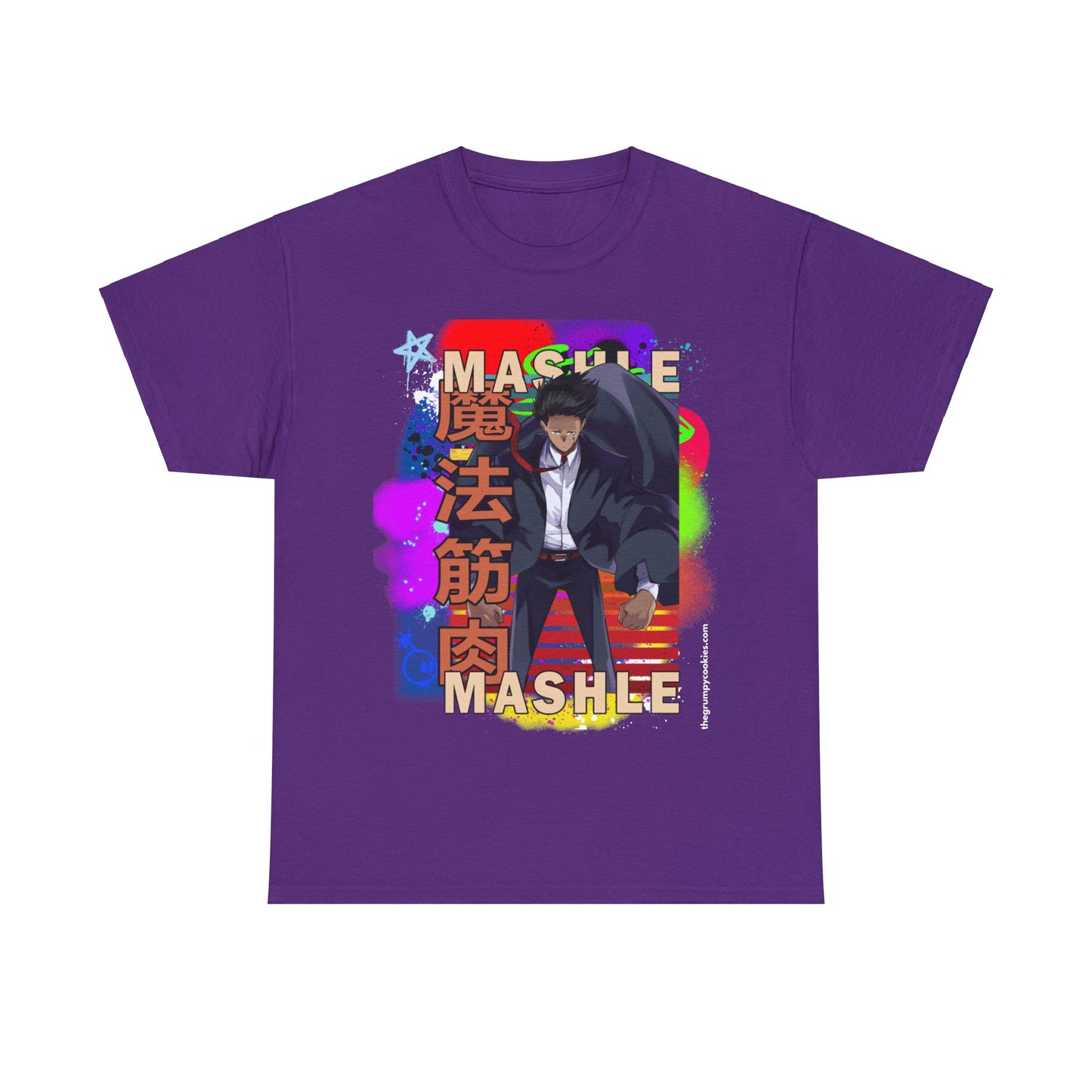 Mashle - Mash Burnedead Graffiti Unisex Heavy Cotton Tee