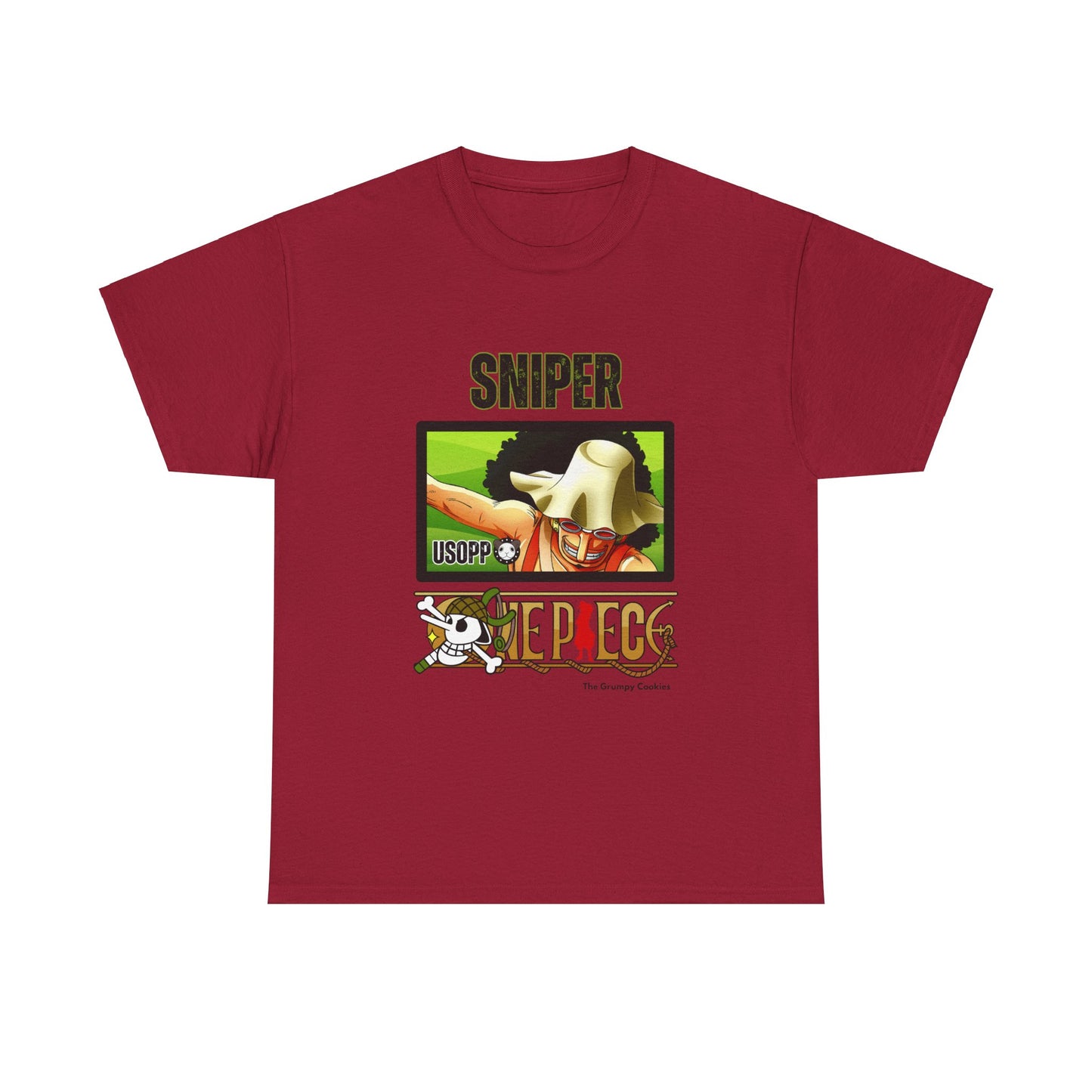 One Piece - Sniper Usopp Unisex Heavy Cotton Tee