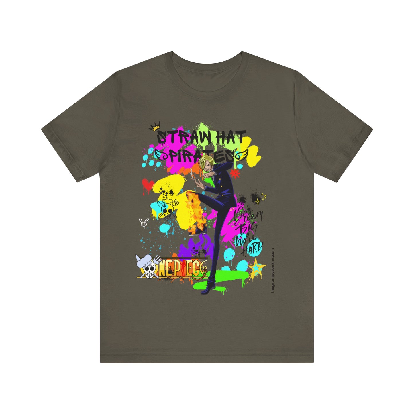 One Piece - Graffiti Sanji Unisex Jersey Short Sleeve Tee