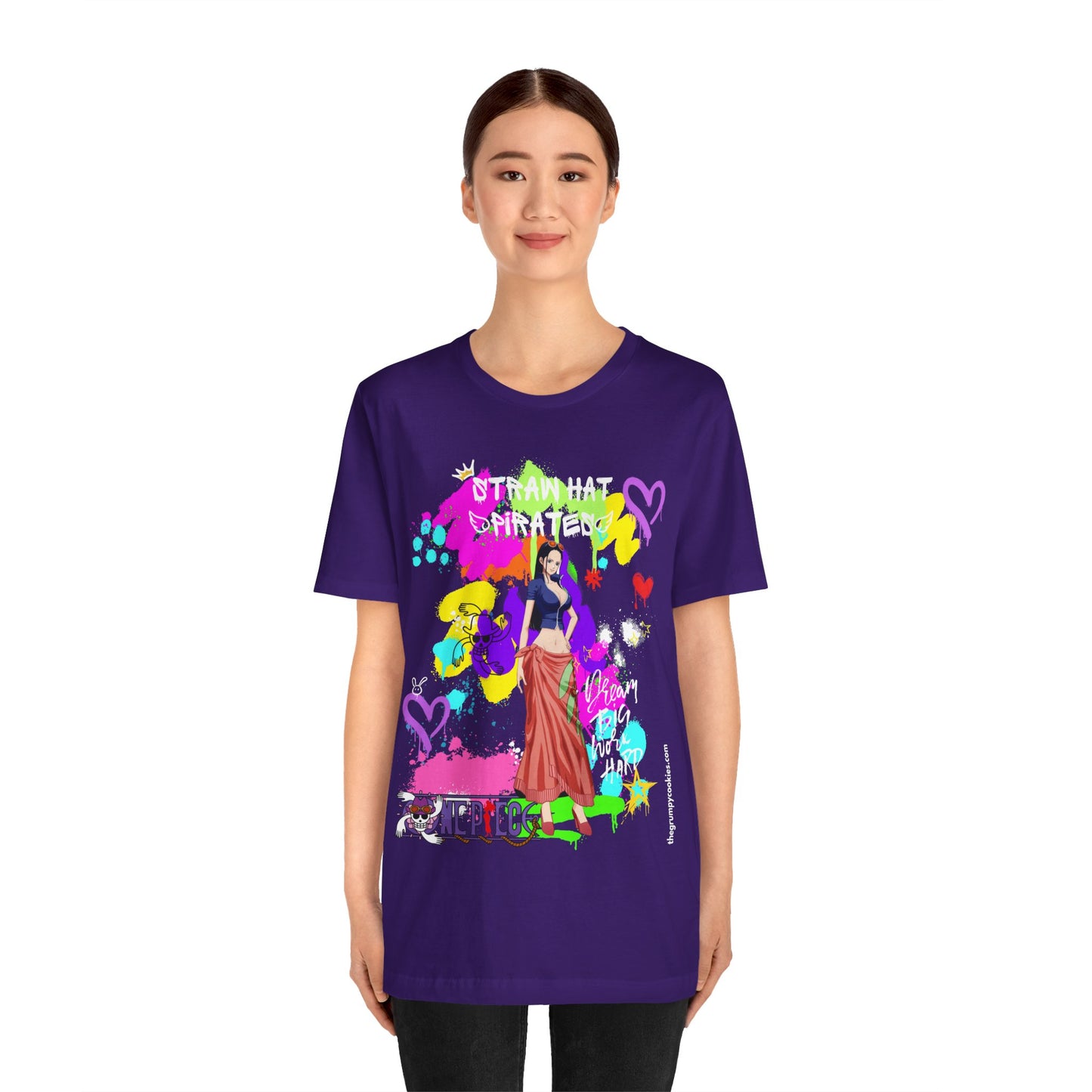 One Piece - Graffiti Robin Unisex Jersey Short Sleeve Tee