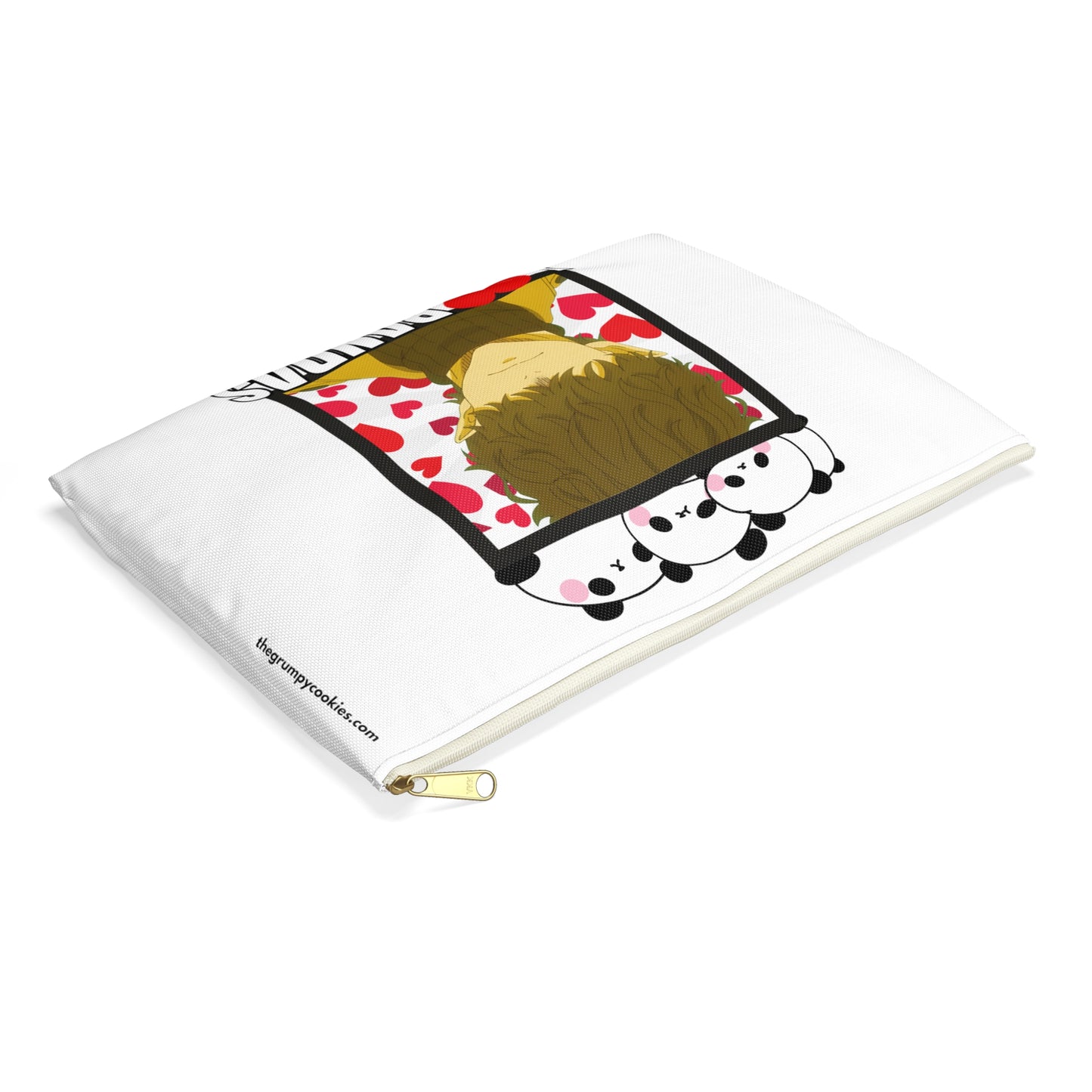 Mr. Villain's Day Off - I Love Pandas Accessory Pouch