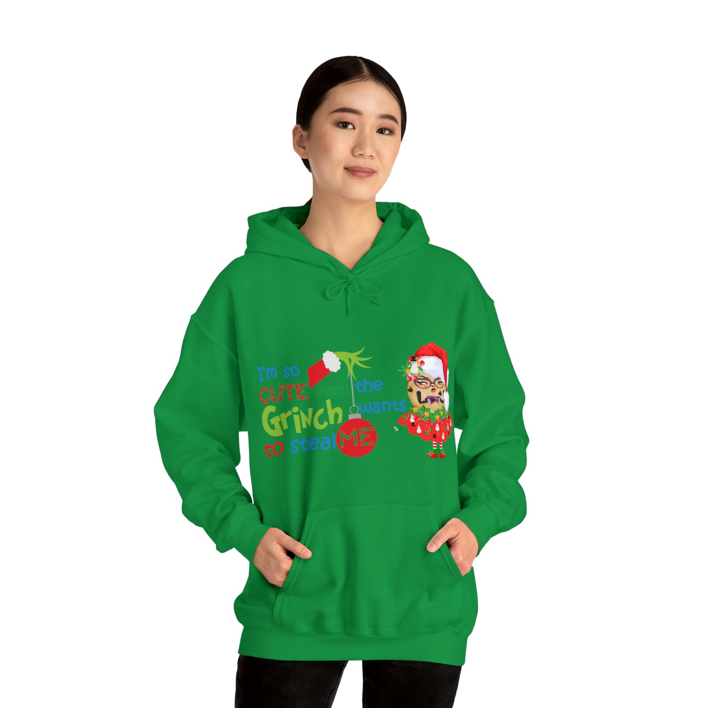 The Grumpy Cookies - Even the Grinch Loves TGC Unisex Heavy Blend™ Hooded Sweatshirt
