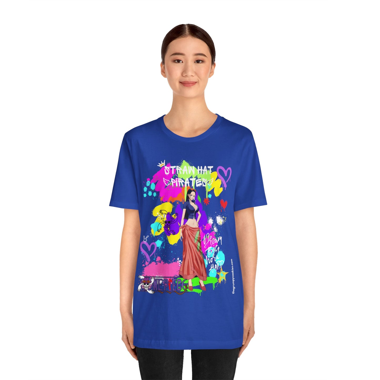 One Piece - Graffiti Robin Unisex Jersey Short Sleeve Tee