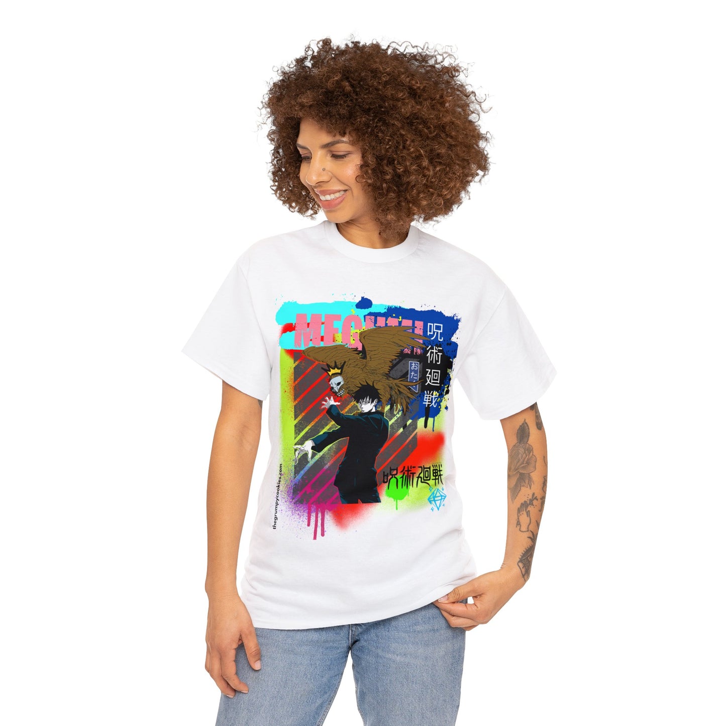 Jujutsu Kaisen - Megumi & Nue Unisex Heavy Cotton Tee