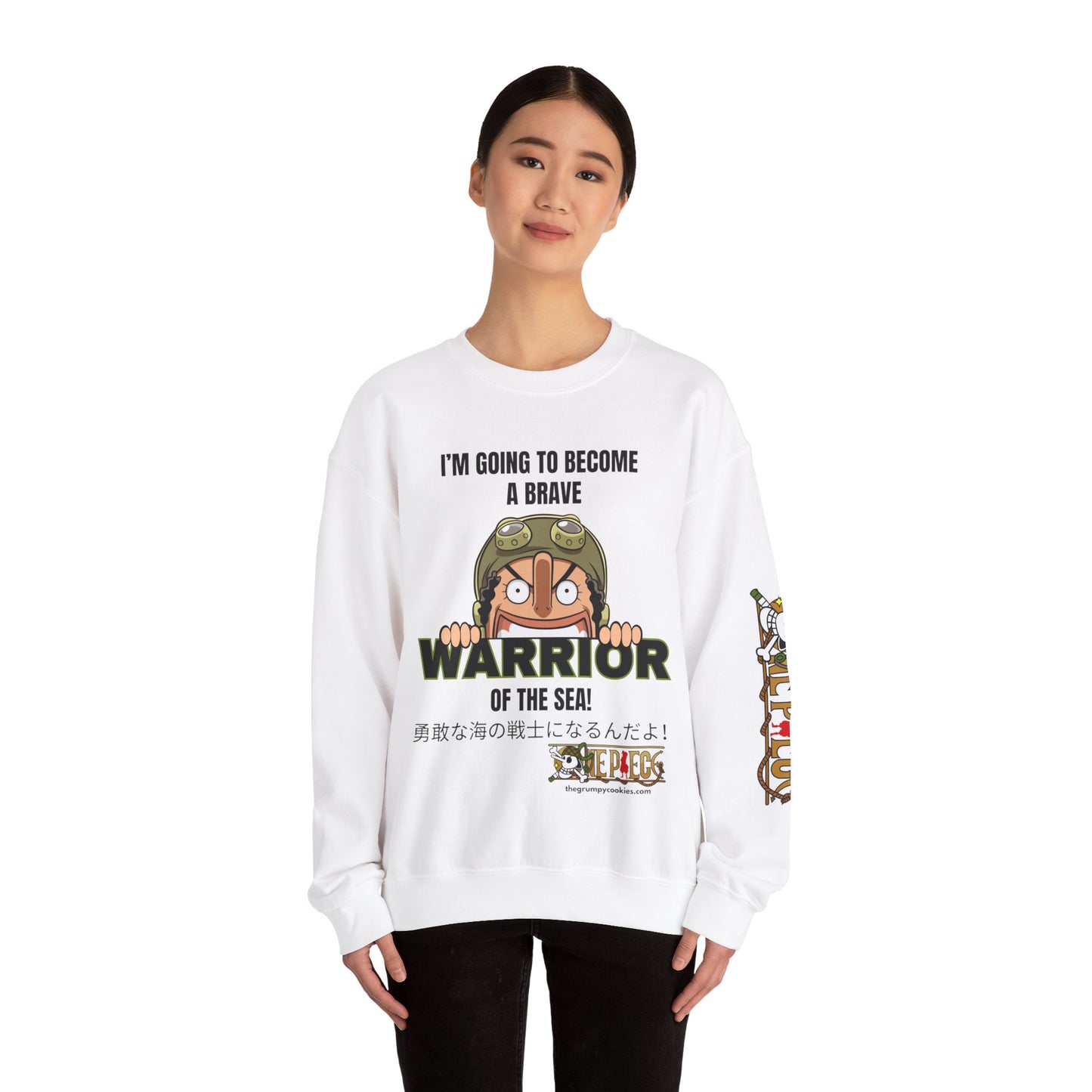 One Piece - Brave Warrior of the Sea Unisex Heavy Blend™ Crewneck Sweatshirt