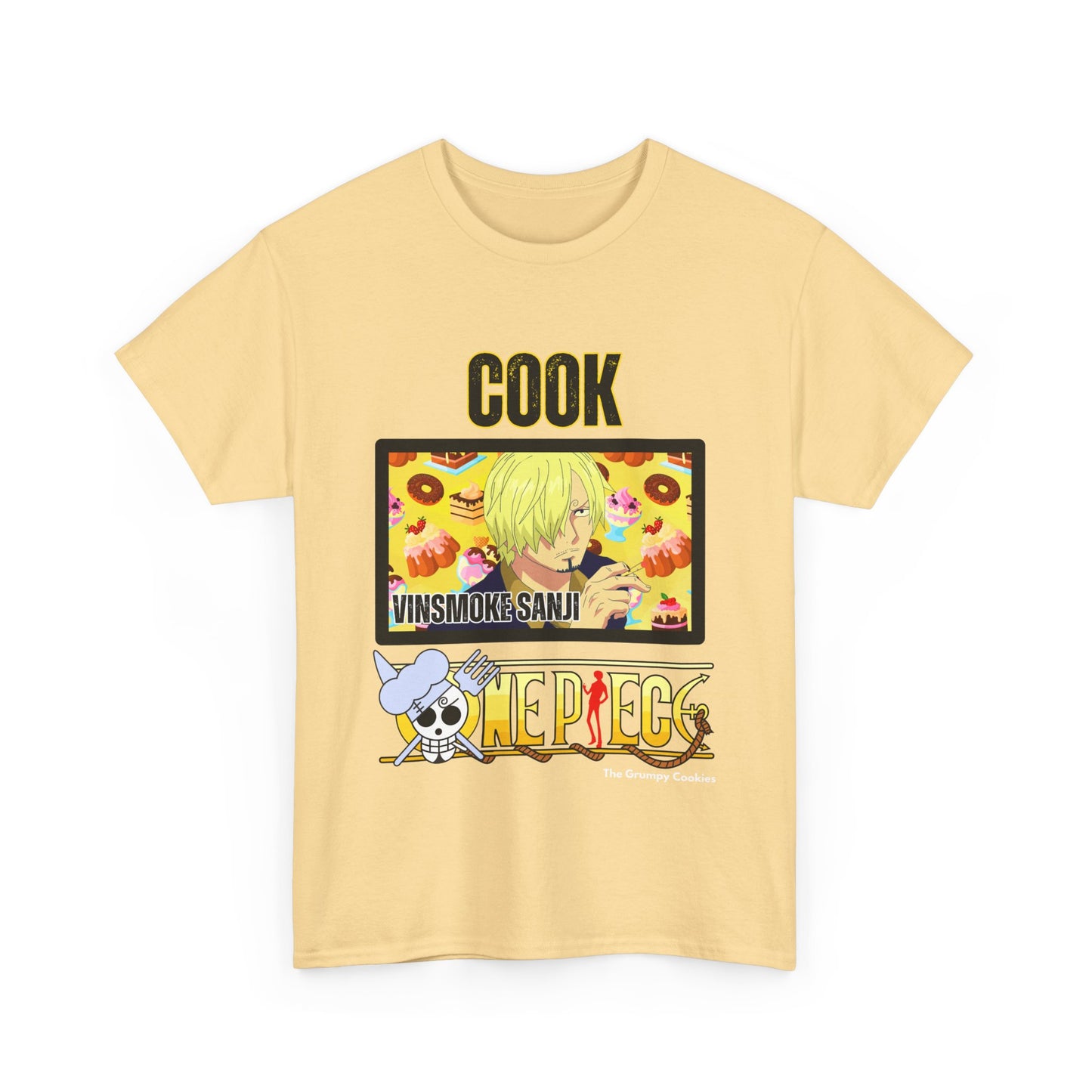 One Piece - Cook Sanji Unisex Heavy Cotton Tee