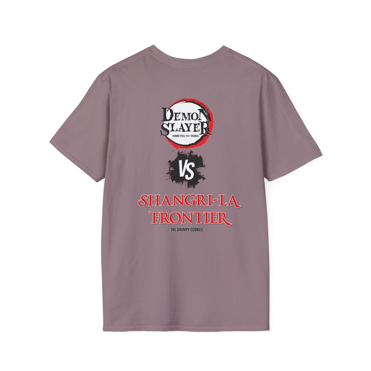 Shangri-la Frontier vs Demon Slayer- Boar Head vs Bird Brain Graphic Tee