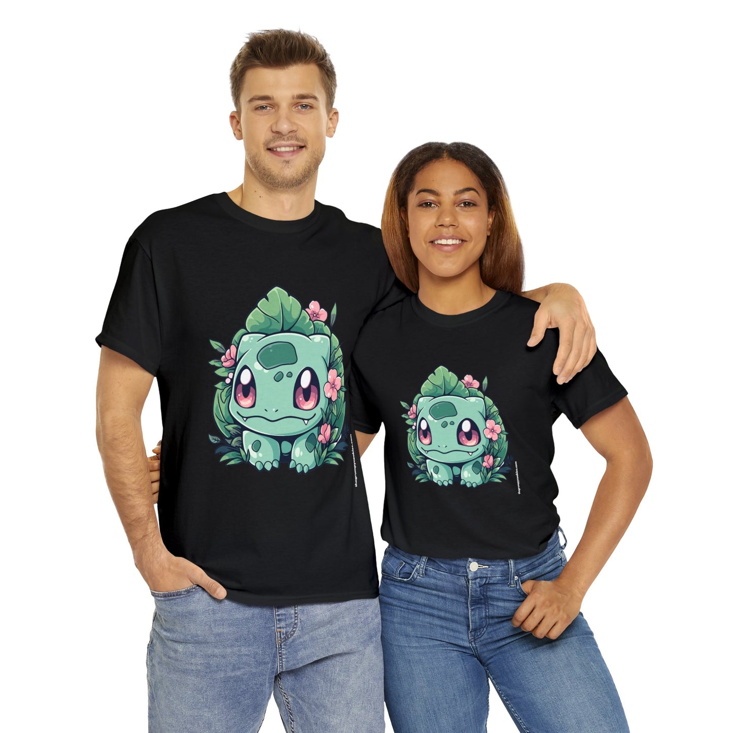 Pokemon - Flowering Bulba Unisex Heavy Cotton Tee